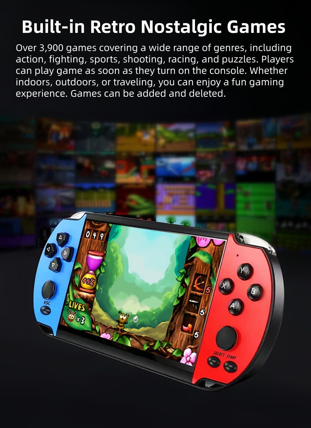 Console di Gioco Portatile 5.1 Pollici - immagine 4