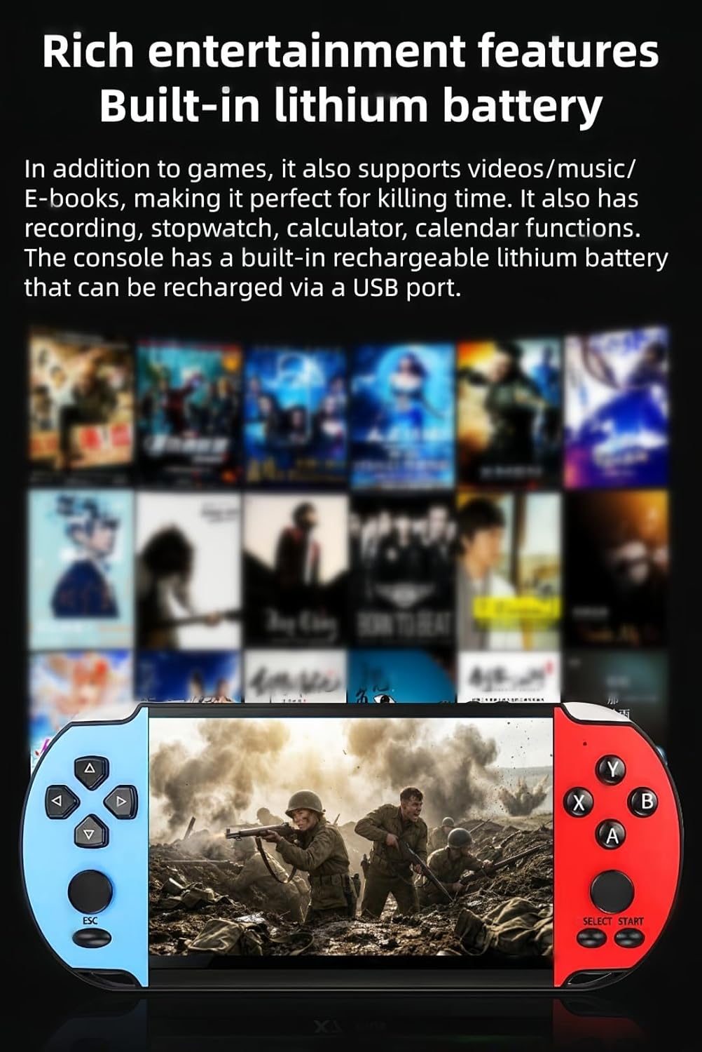 Console di Gioco Portatile 5.1 Pollici - immagine 7