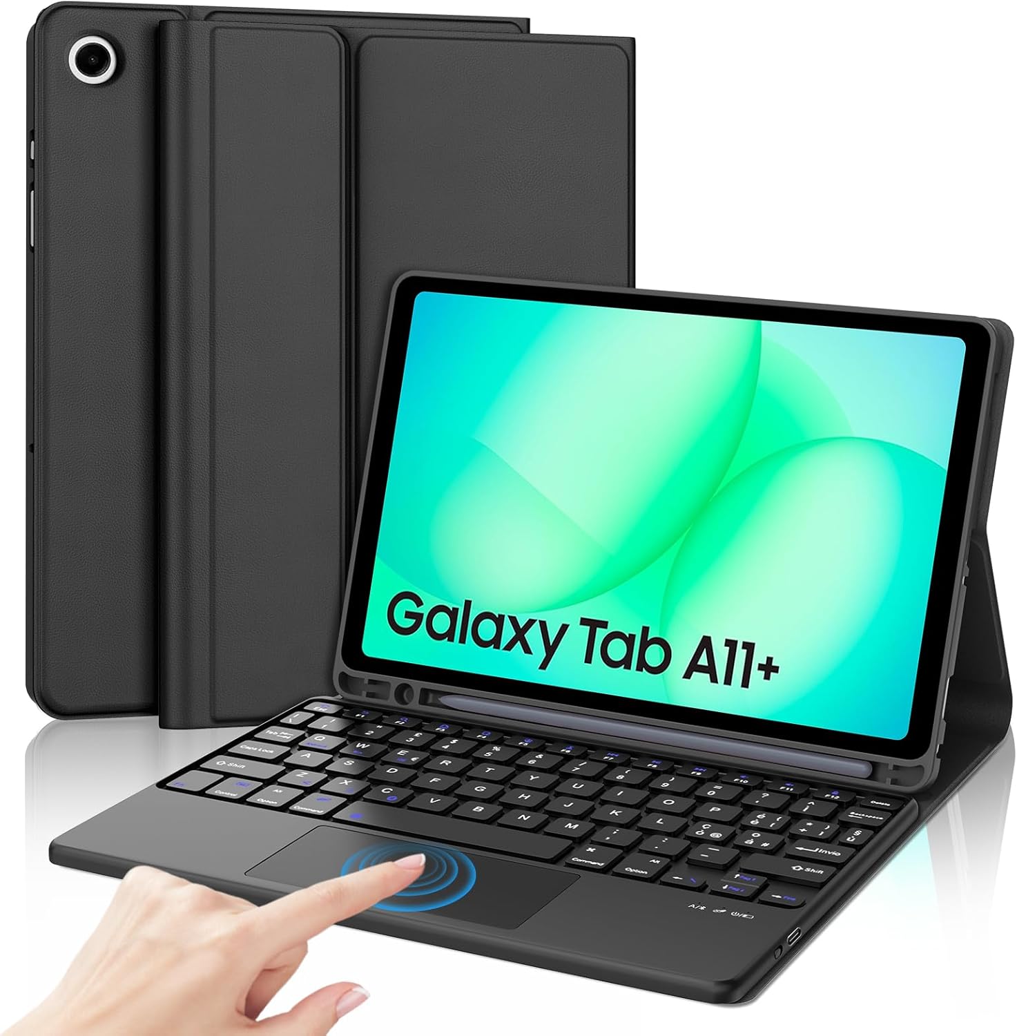 Iveoppe Tastiera Cover per Samsung Galaxy Tab A11 Plus/A9 Plus - immagine 1