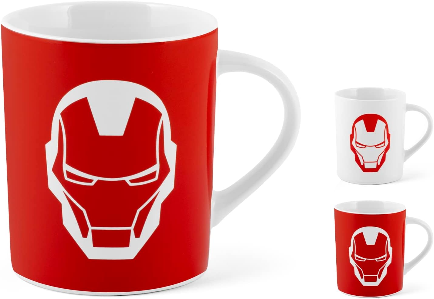 H&H Disney100 Ironman Set 24 Tazze Mug, New Bone China, cc340 - immagine 1