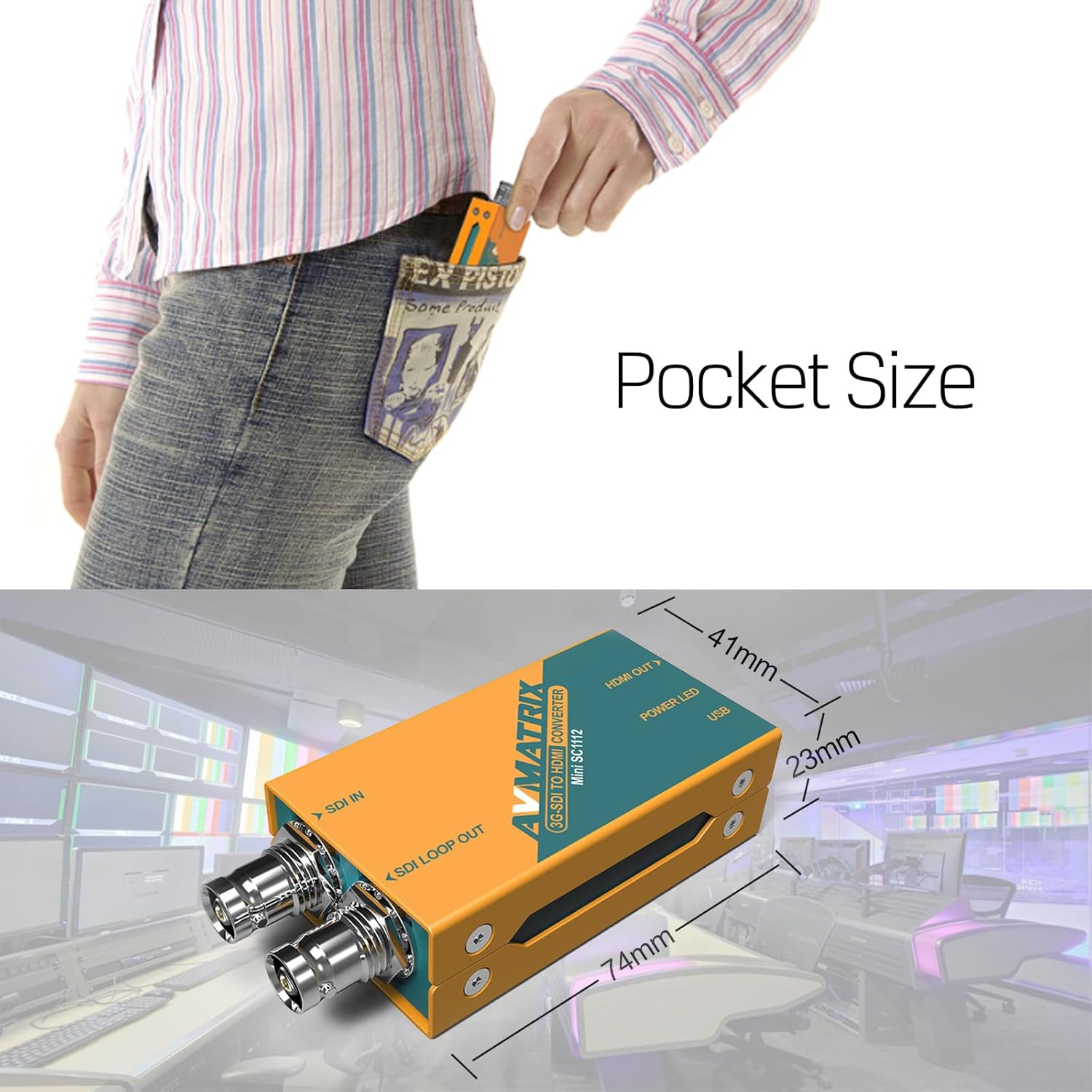 Avmatrix Mini SC1112 SDI a HDMI Convertitore - immagine 4