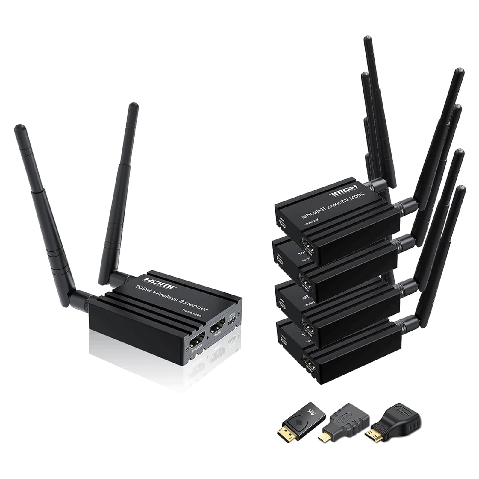 Trasmettitore e Ricevitore HDMI Wireless 4K 200M