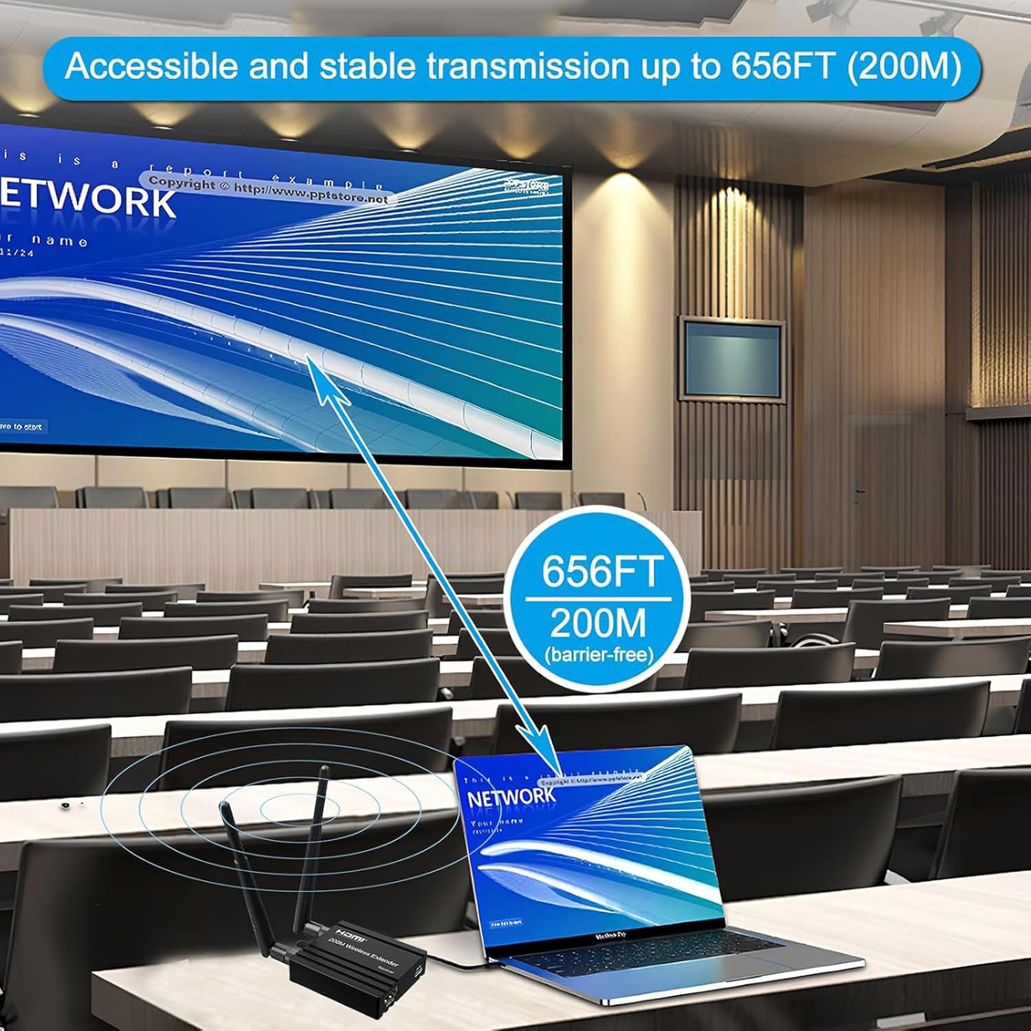 Trasmettitore e Ricevitore HDMI Wireless 4K 200M - immagine 4
