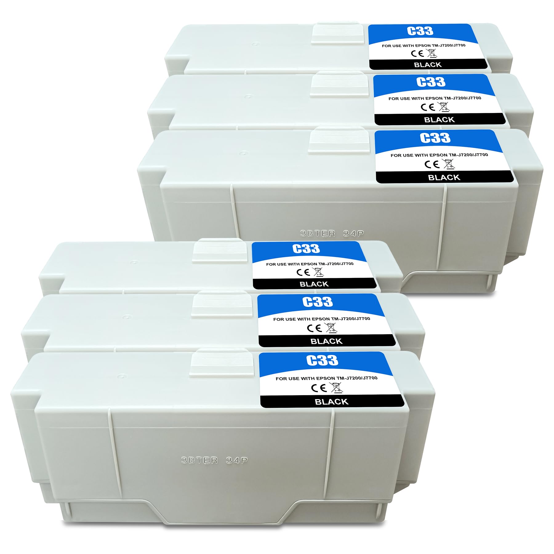 Yongairuink Cartucce Inchiostro SJIC33P N (6 nero)