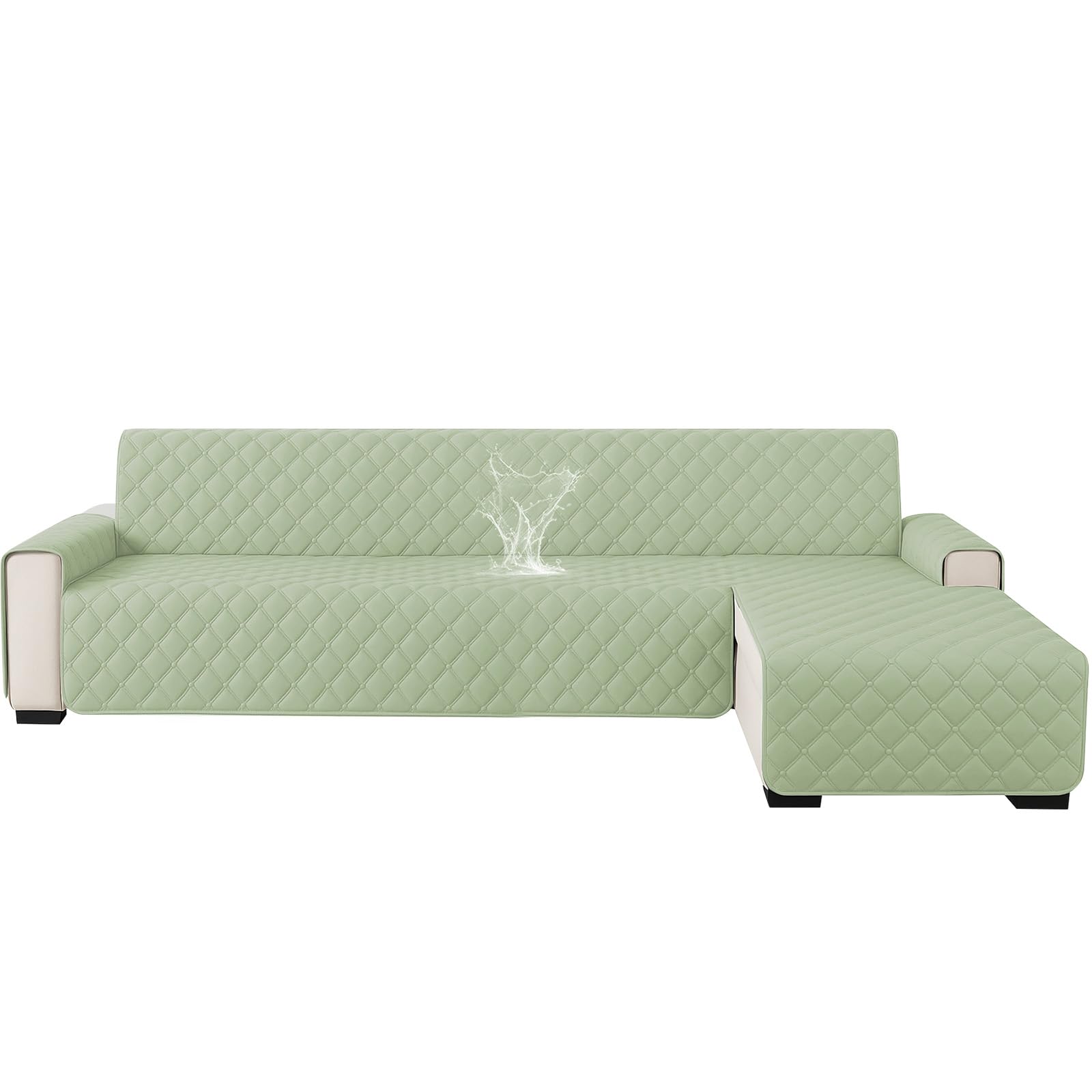 Ystyle Copridivano 3 Posti con Penisola L 255cm