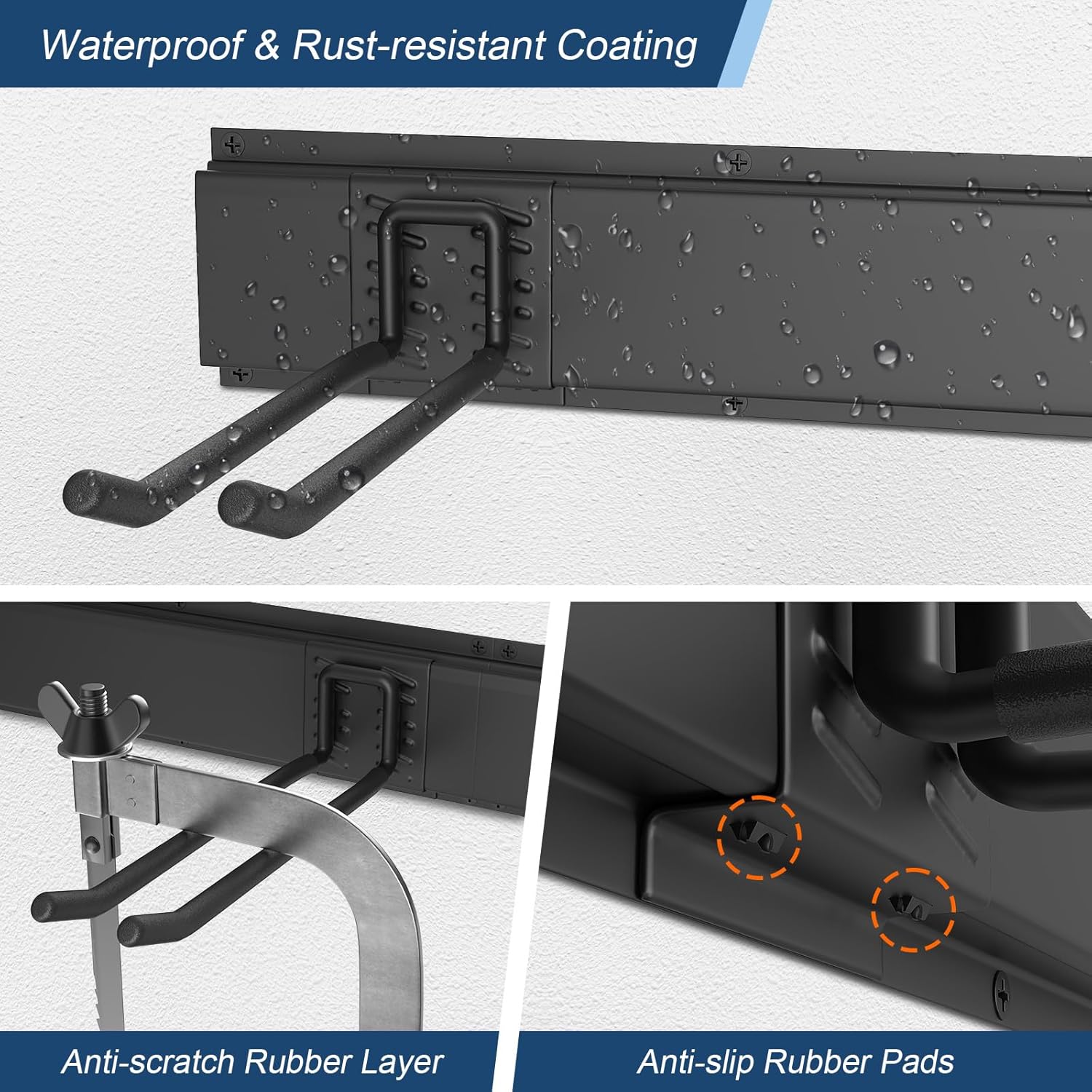 Housolution Organizzatore Attrezzi Giardino 96" - 20 Pezzi - immagine 4