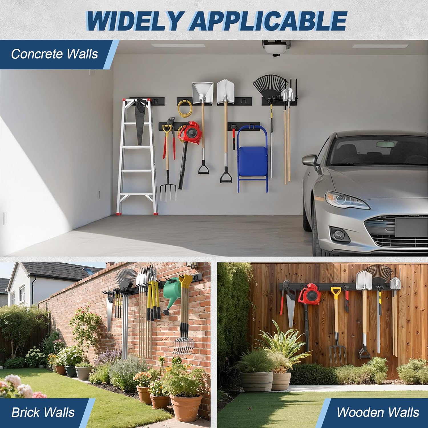 Housolution Organizzatore Attrezzi Giardino 96" - 20 Pezzi - immagine 8