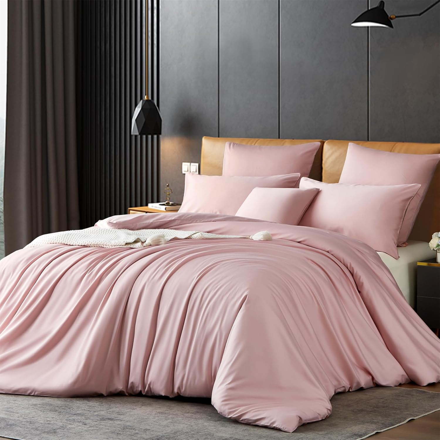 Gezu Biancheria da Letto 100% Cotone 200x200cm