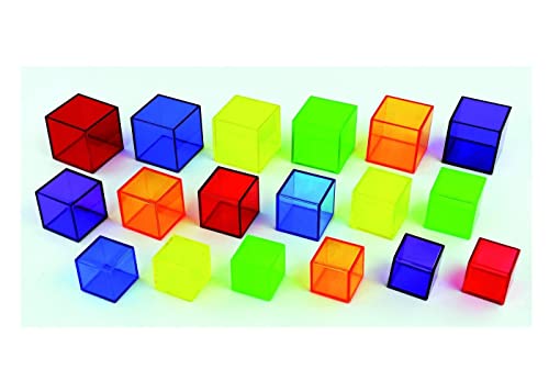 TickiT 73089 Translucent Cube Set, 54 Pieces, Translucent
