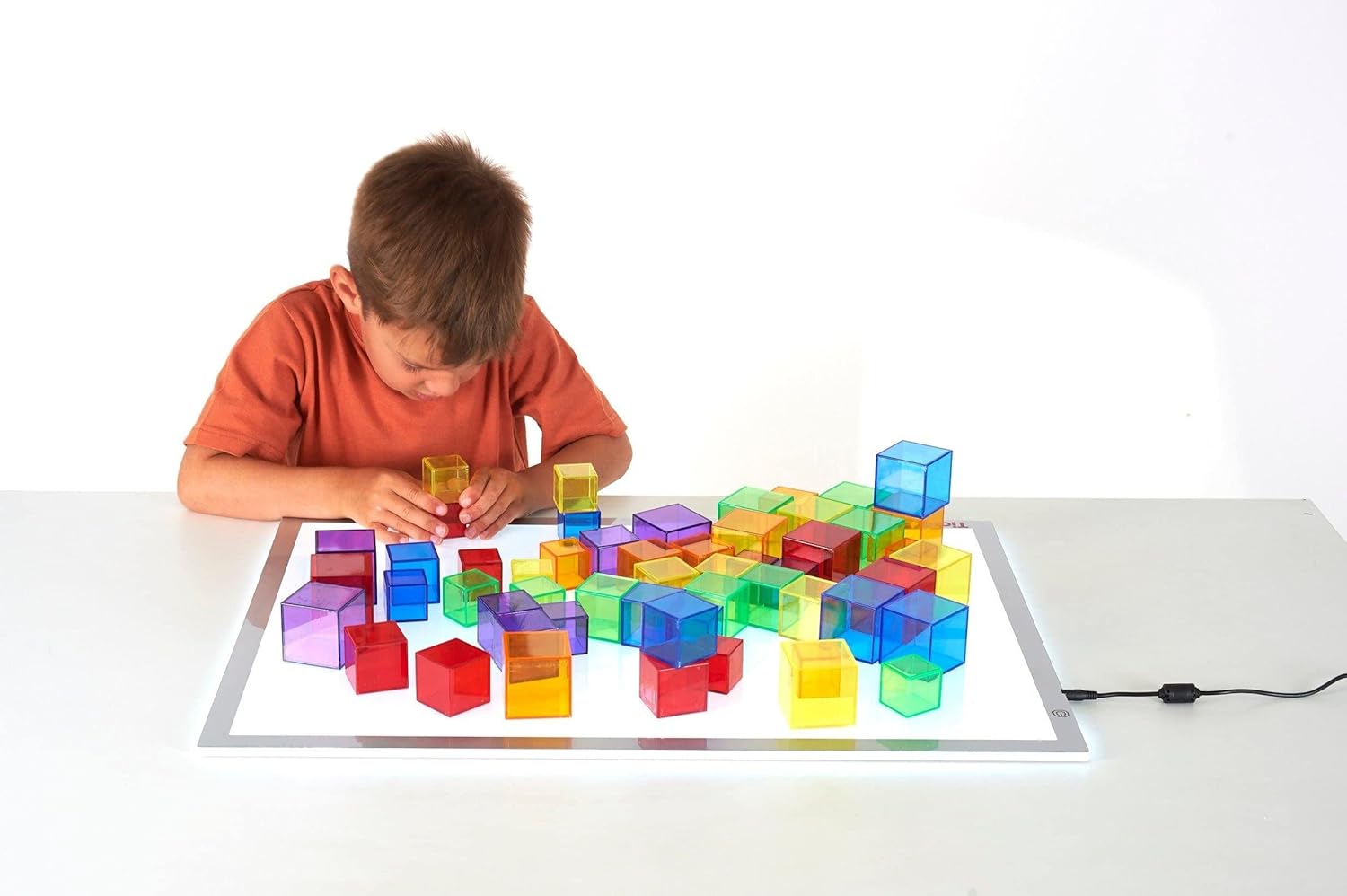 TickiT 73089 Translucent Cube Set, 54 Pieces, Translucent - immagine 3