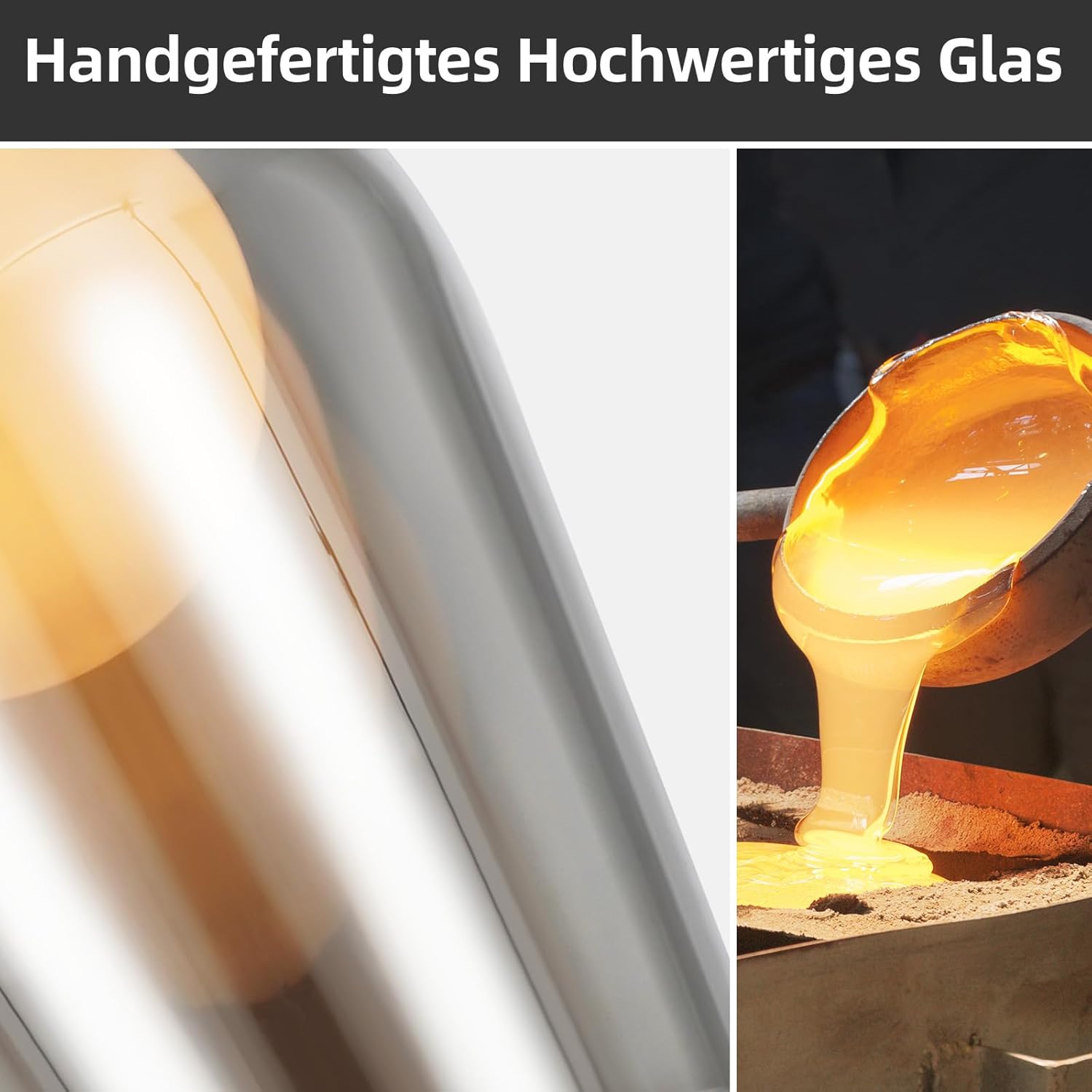 Lampada Sospesa G9 in Vetro per Camera da Letto - immagine 4