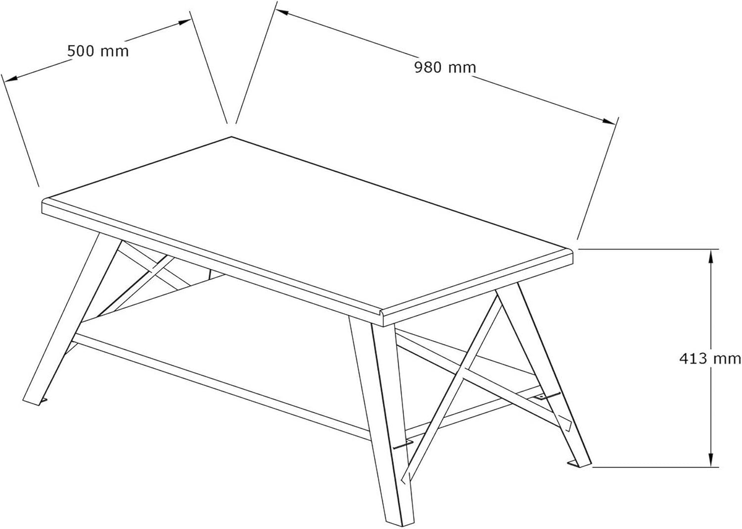 Tabella cento multifunzionale con 2 livelli Wellhome. - immagine 3