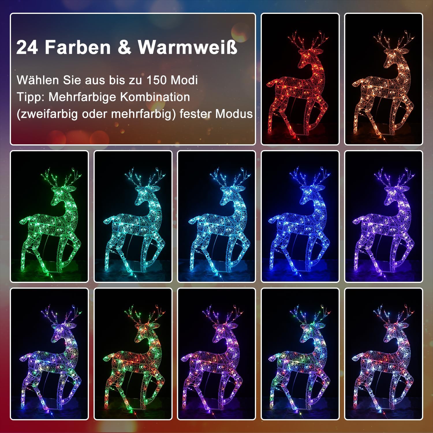 Catena Luminosa Interni/Esterni 30m 150 LED - immagine 2