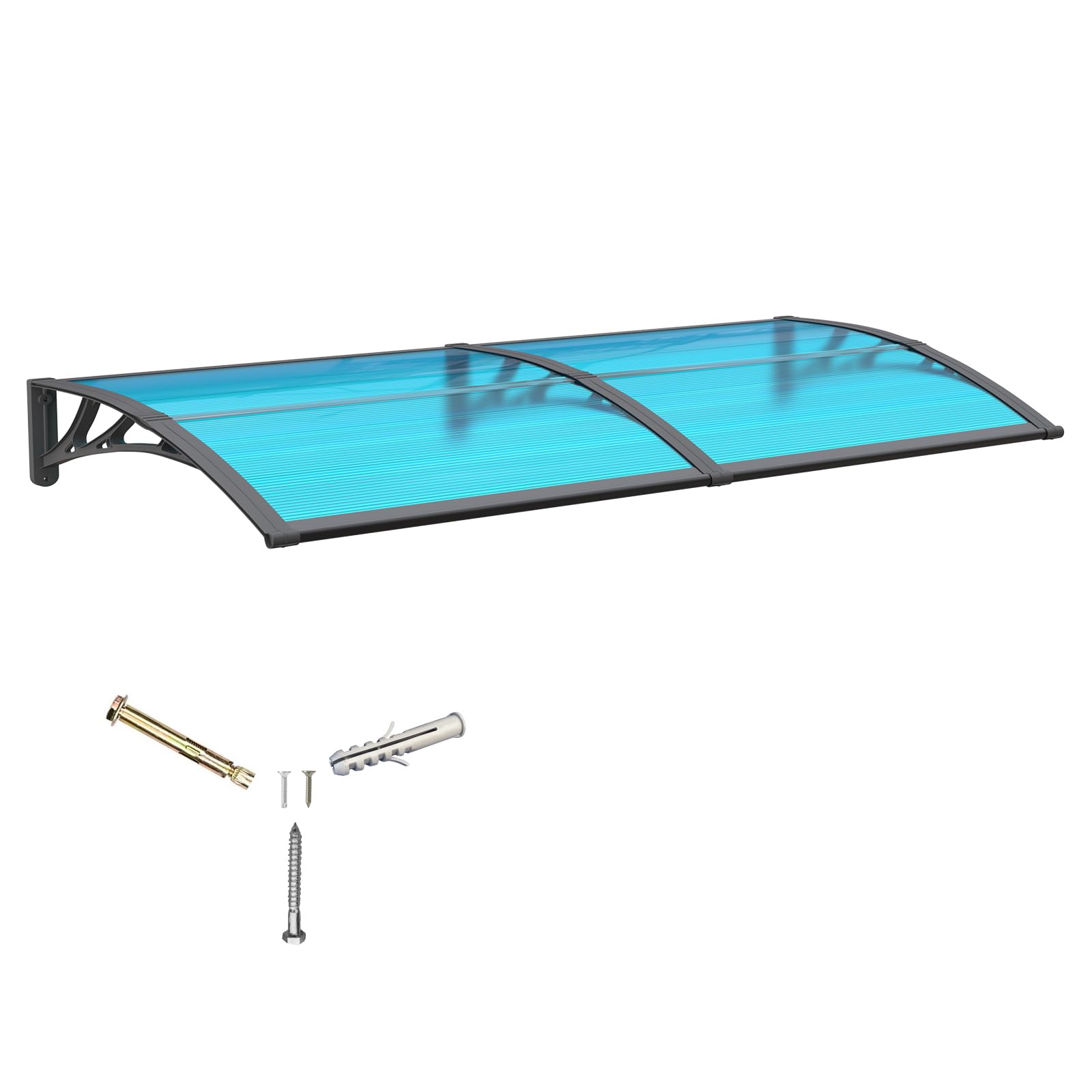 Pensilina Tettoia per Porta e Balcone 150x100 cm