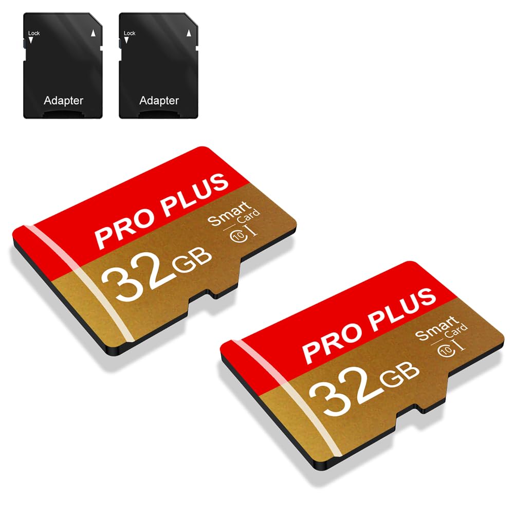 Scheda di Memoria 32GB con Adattatore - 2 Pack