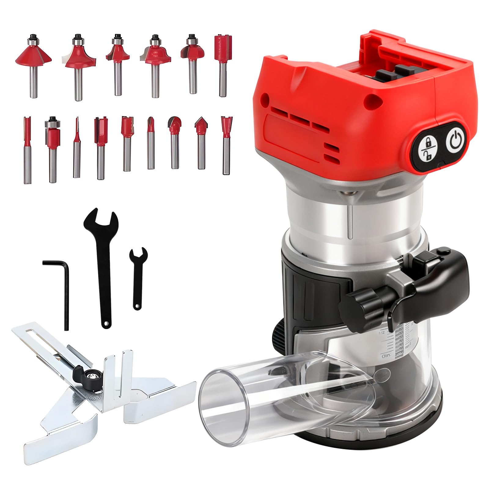 Router Alimentazione Brushless Compatibile Milwaukee M18 18V