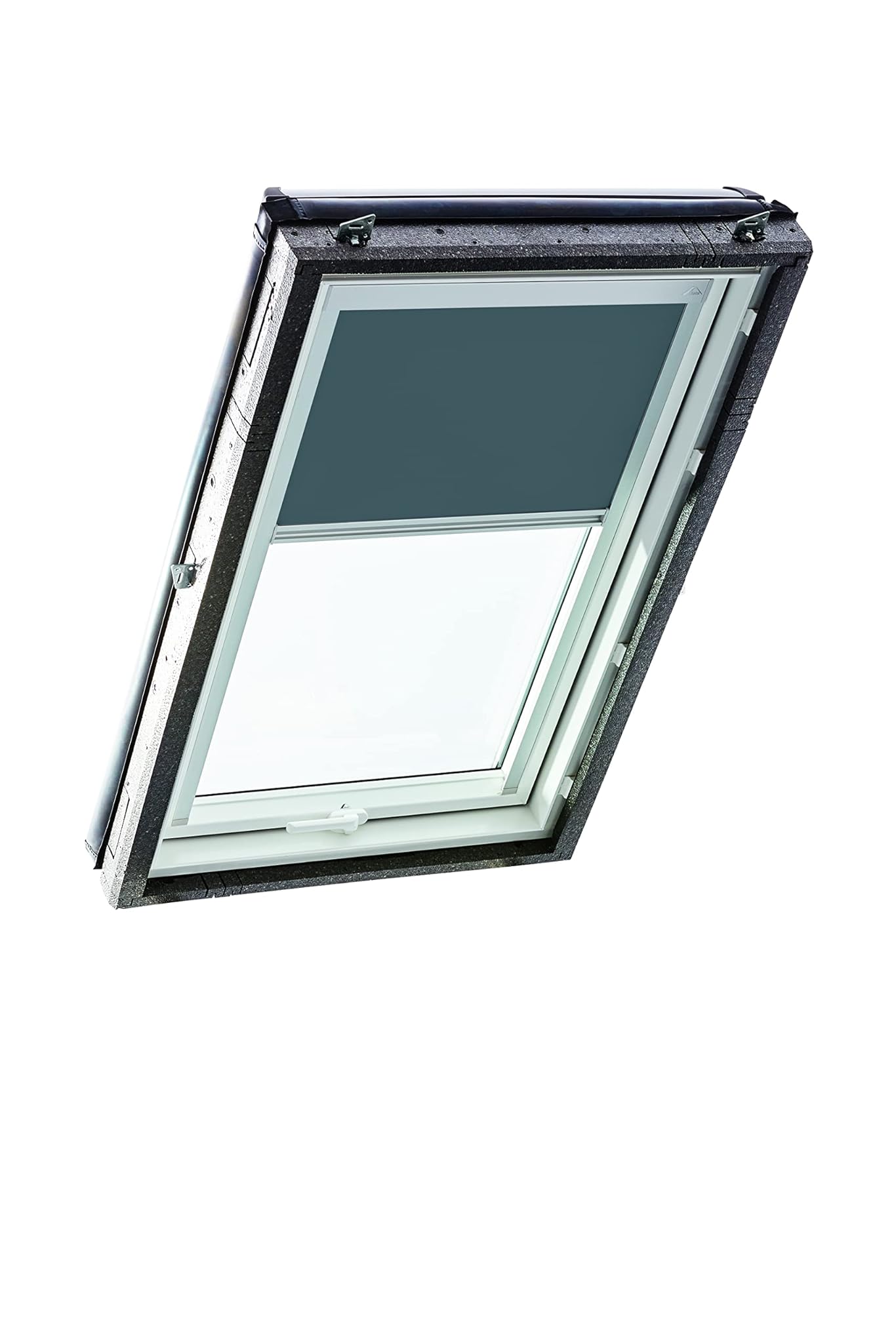 Tenda Oscurante Roto ZRV per Finestre Tetto, Grigio Scuro