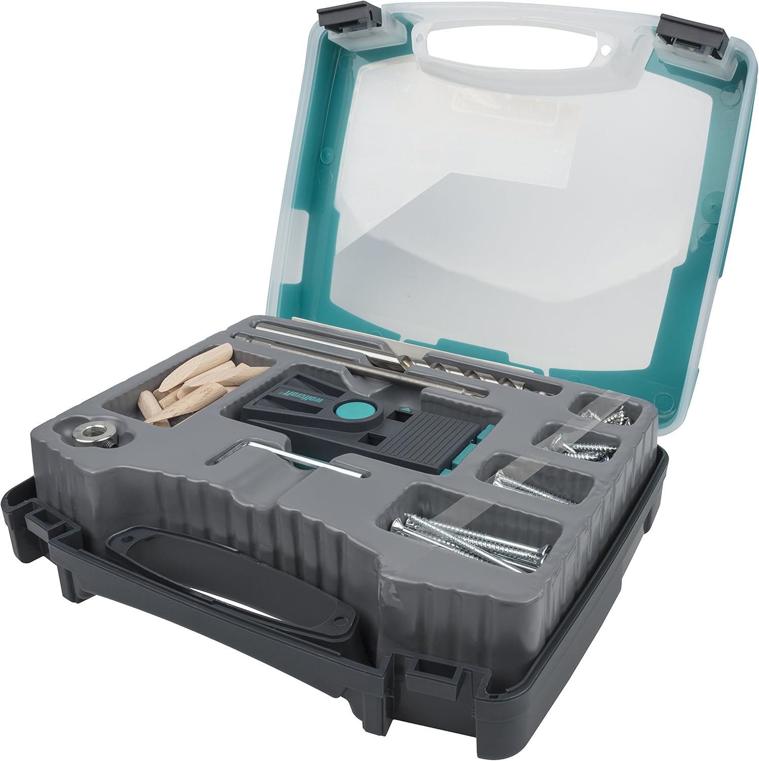 Wolfcraft Set per Giunzioni Nascoste Torx, 54 pezzi - immagine 1