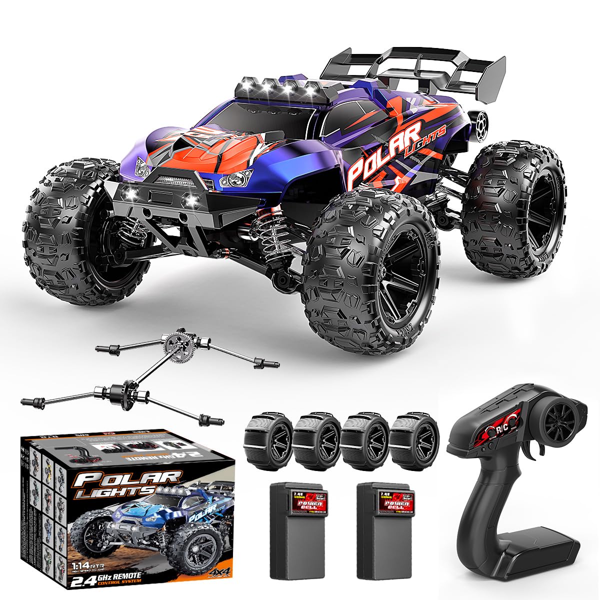 Macchina Telecomandata Professionale 1:14 4WD Off-Road 40km/h