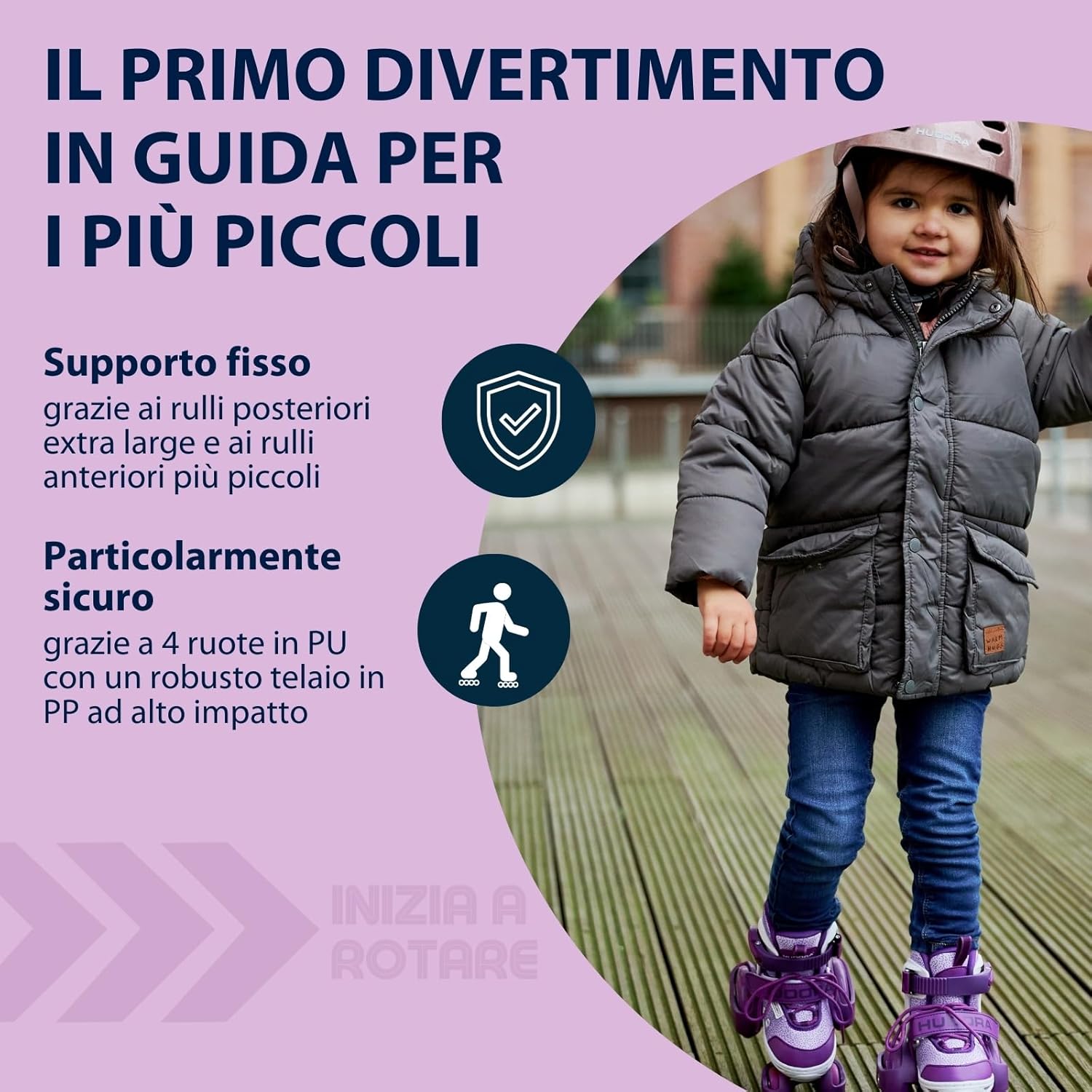 Hudora Pattini a rotelle My First Quad per Bambini - immagine 4