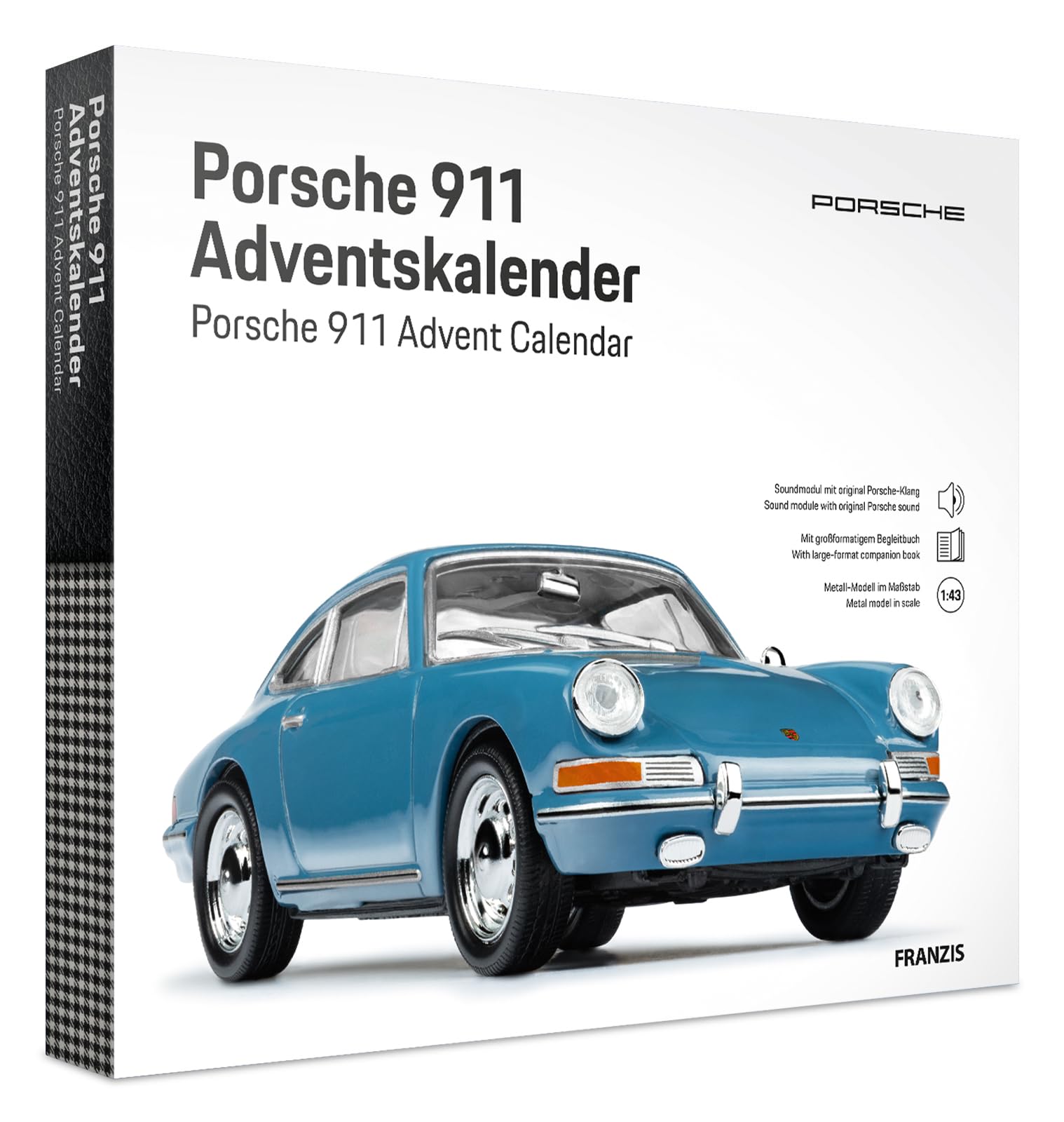FRANZIS 67664 - Porsche 911 Emaileblau Adventskalender