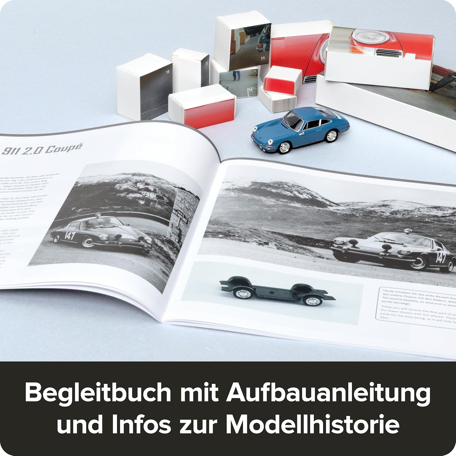 FRANZIS 67664 - Porsche 911 Emaileblau Adventskalender - immagine 4
