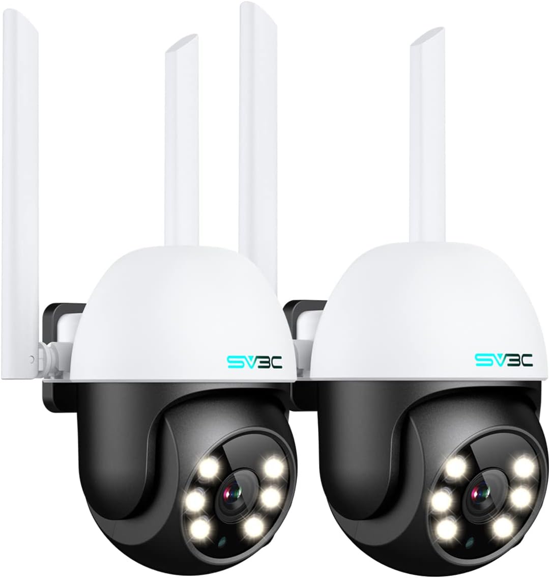 Sv3c Telecamera Sicurezza PTZ WiFi Esterni 1080P