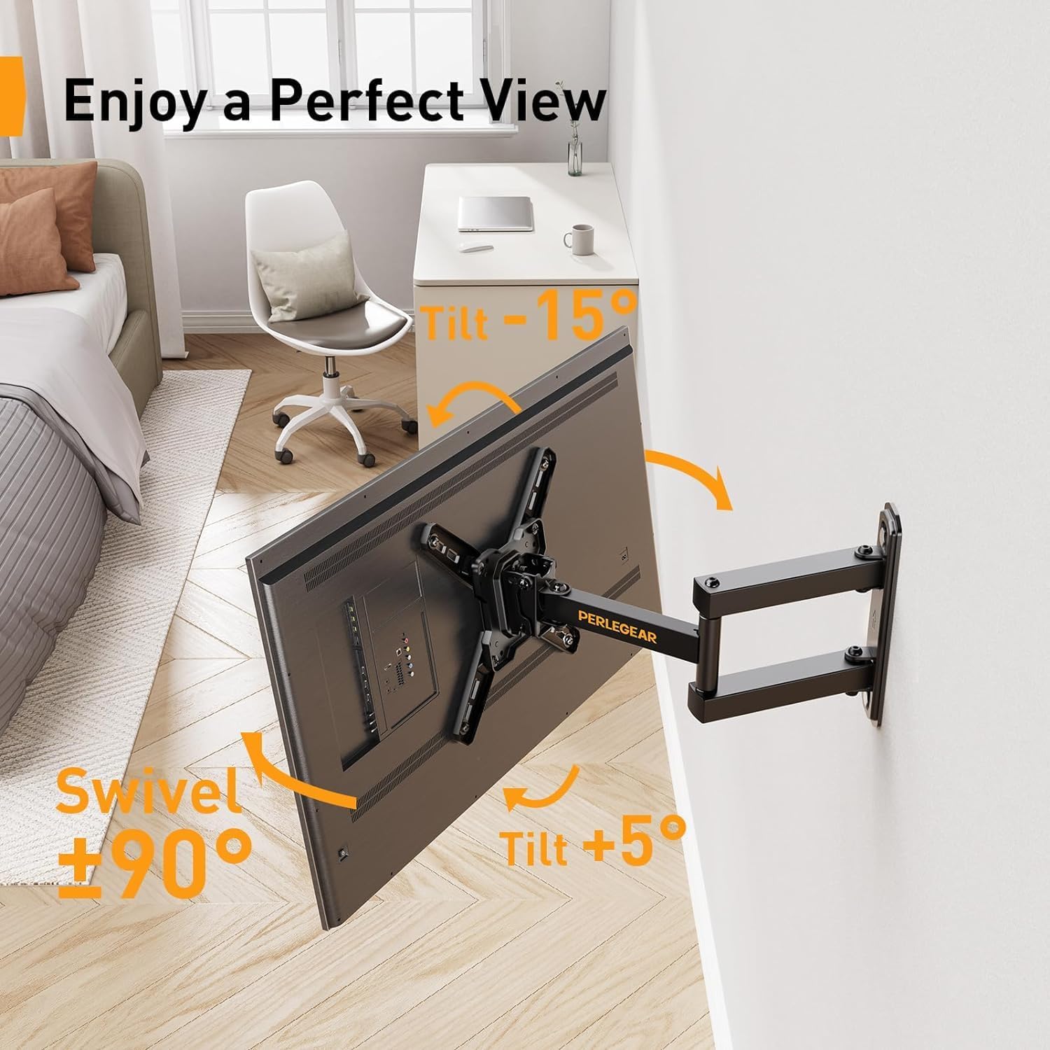 Supporto TV Universale Orientabile e Inclinabile 13-42 pollici - immagine 2