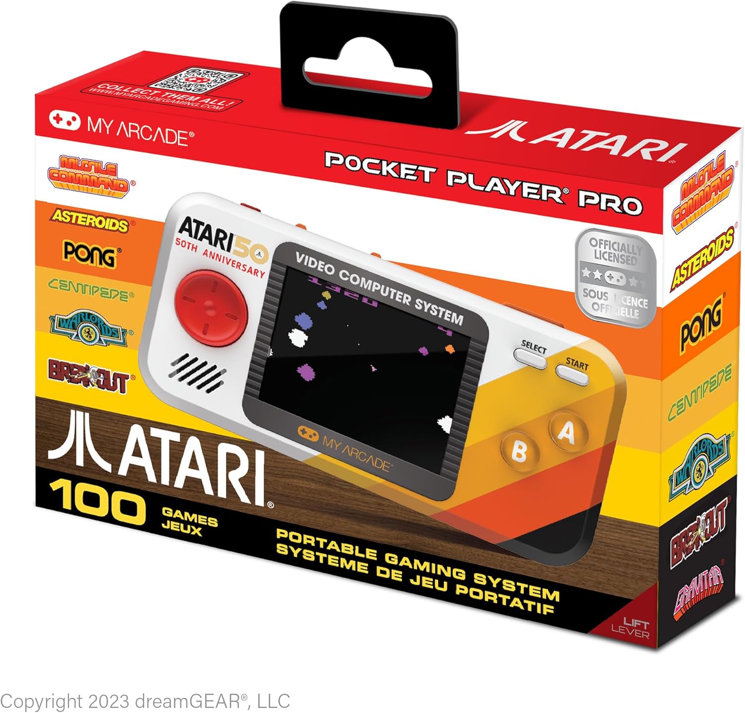 My Arcade DGUNL-7015 Atari Pocket Player Pro Handheld - immagine 1