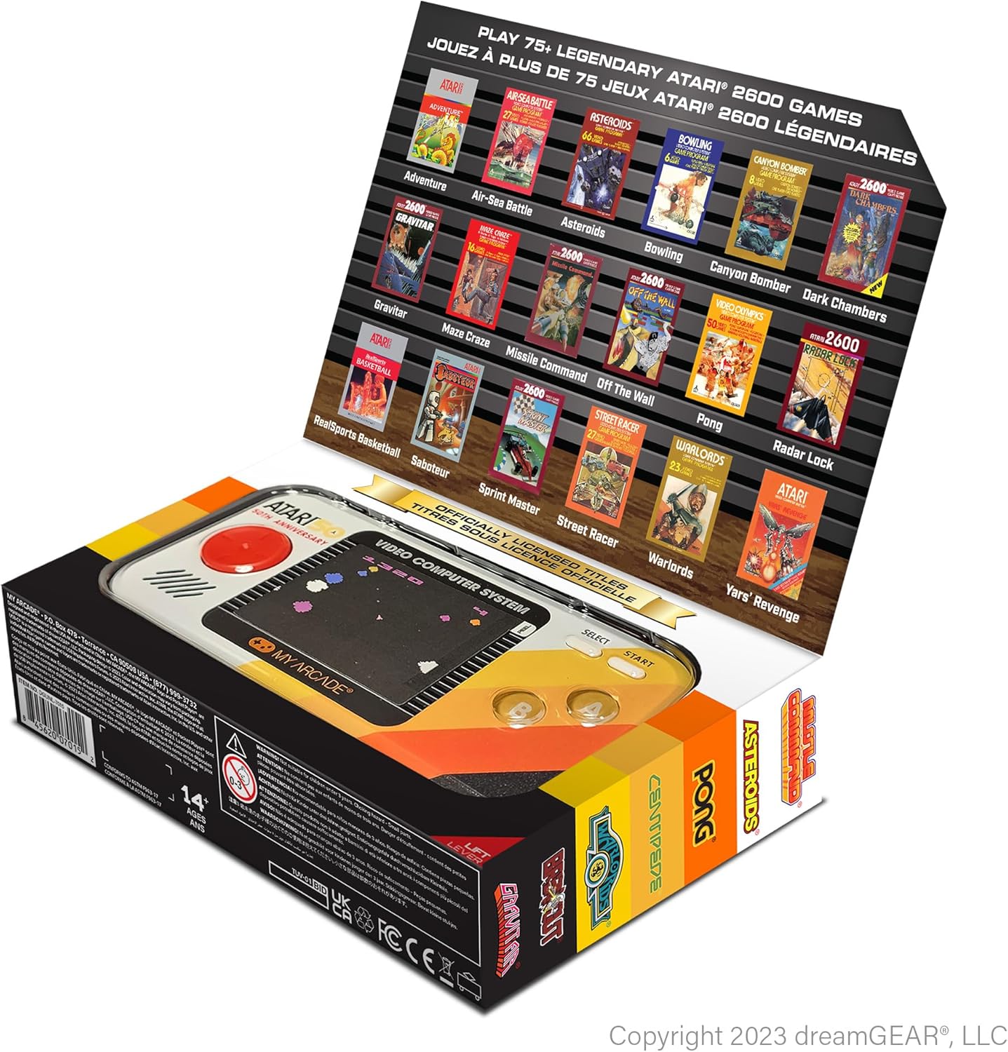 My Arcade DGUNL-7015 Atari Pocket Player Pro Handheld - immagine 7