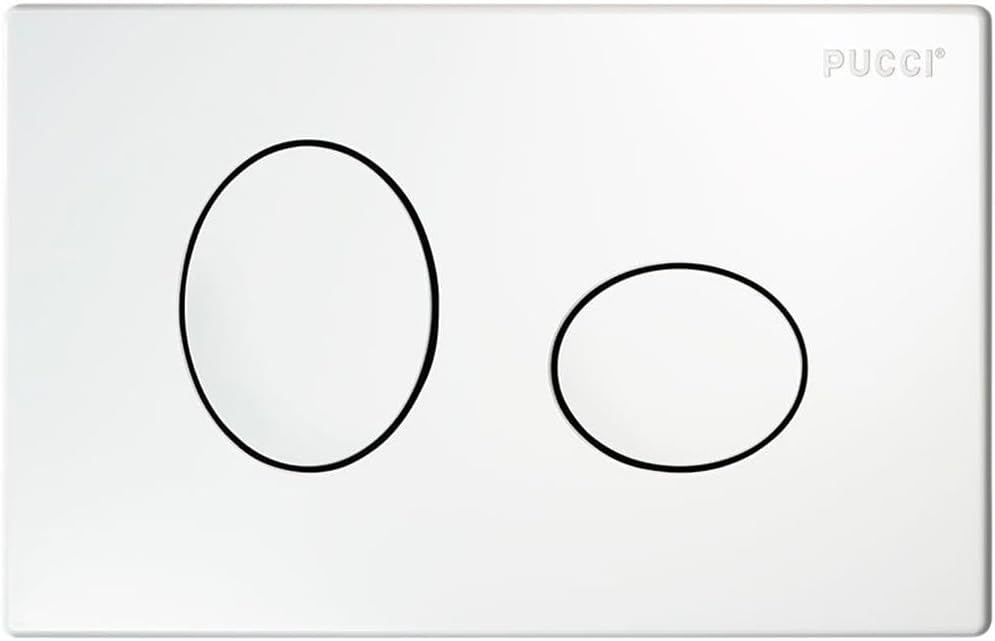 Pucci Placca di Comando Eco Ellisse Cromo Satinato 80130559 - immagine 1