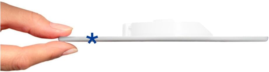 Pucci Placca di Comando Eco Ellisse Cromo Satinato 80130559 - immagine 2