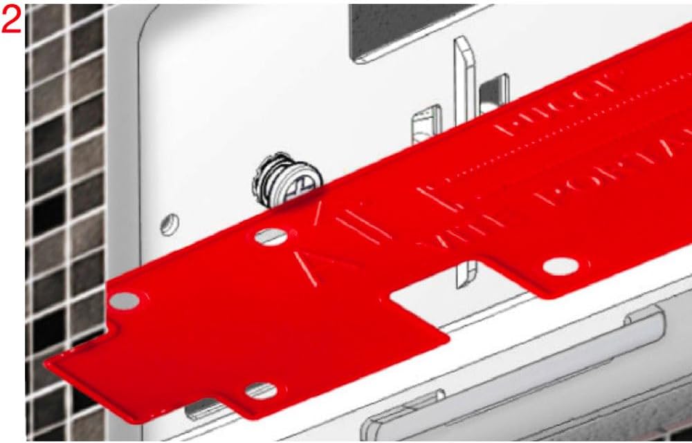 Pucci Placca di Comando Eco Ellisse Cromo Satinato 80130559 - immagine 4