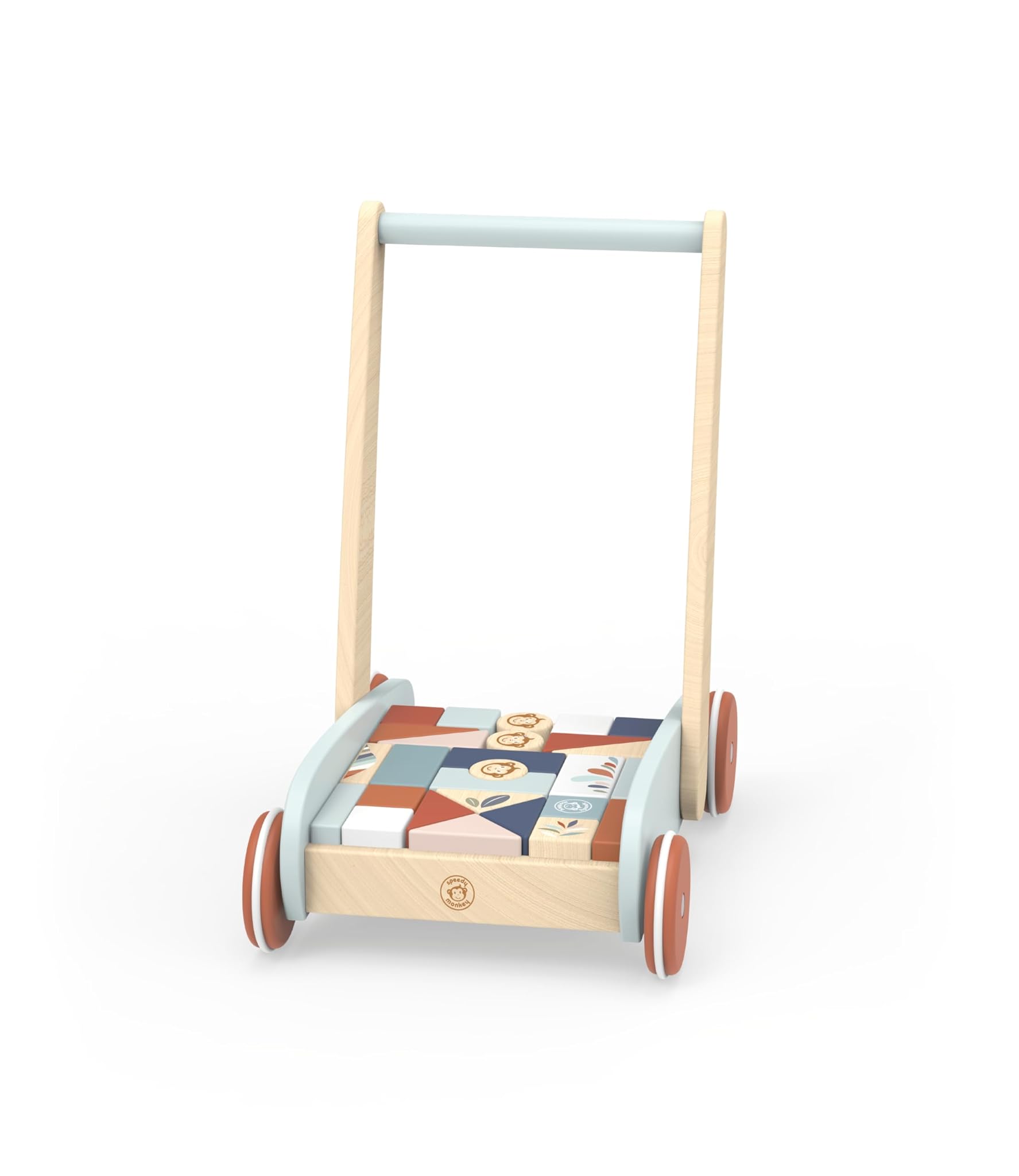 Speedy Monkey SP1005 - Girello in Legno con Mattoncini