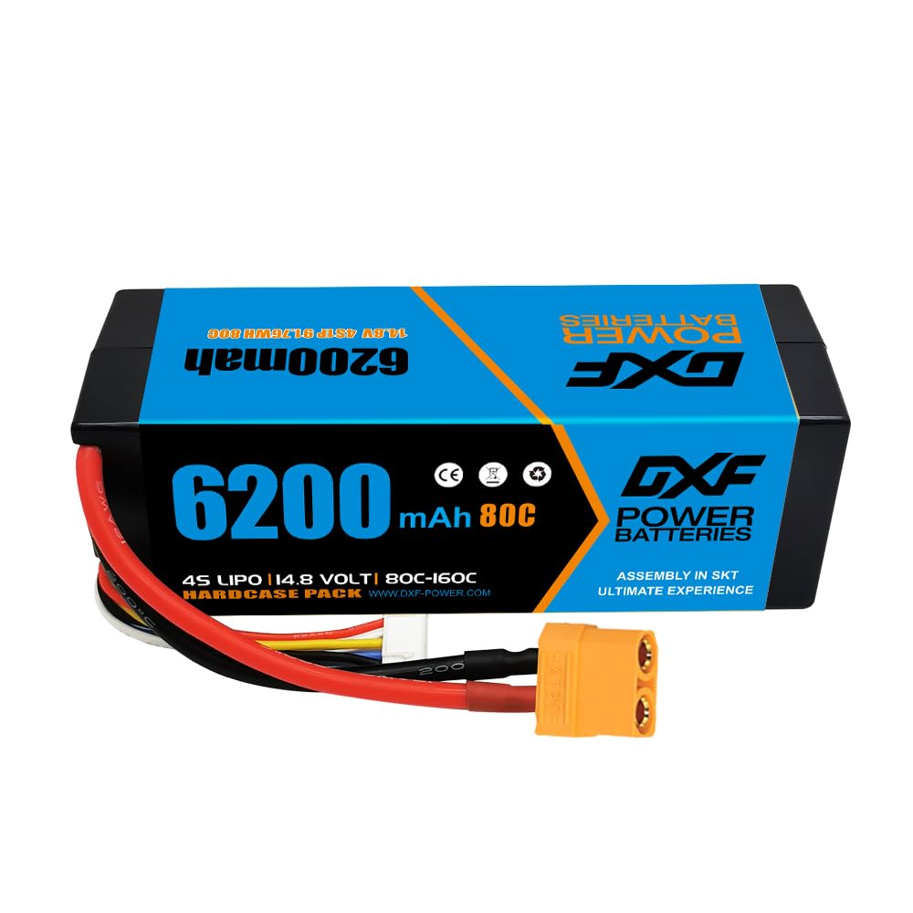 Dxf Batteria Lipo 4S 6200mAh 80C XT90