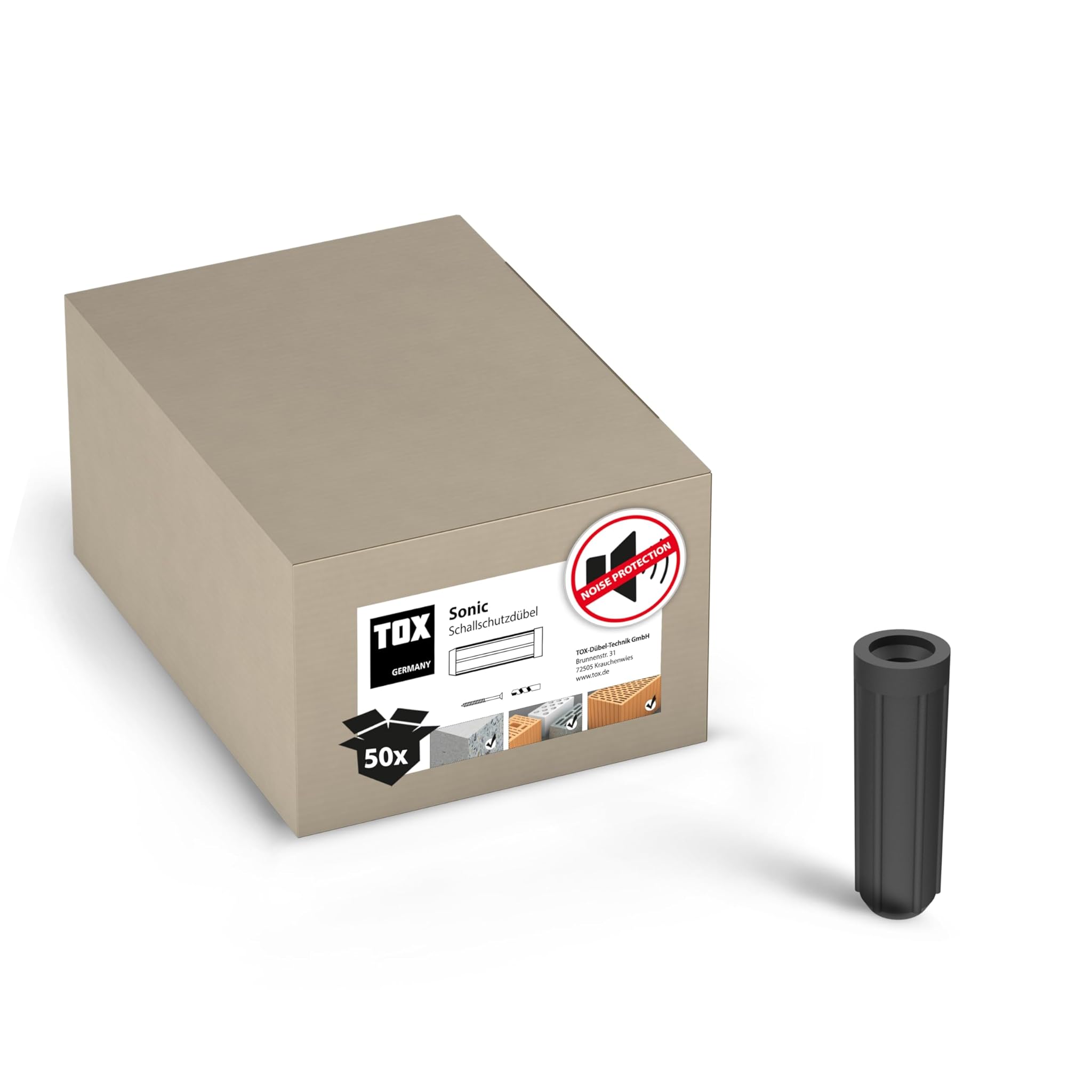 TOX Sonic 14/50 Tasselli per Isolamento Acustico (50 pz)