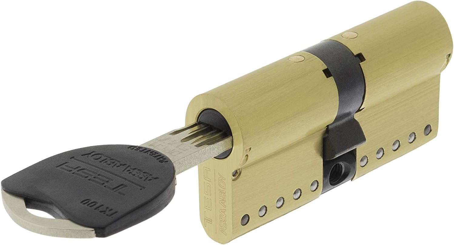 Tesa Assa Abloy Cilindro Alta Sicurezza TK100 Ottone - immagine 2