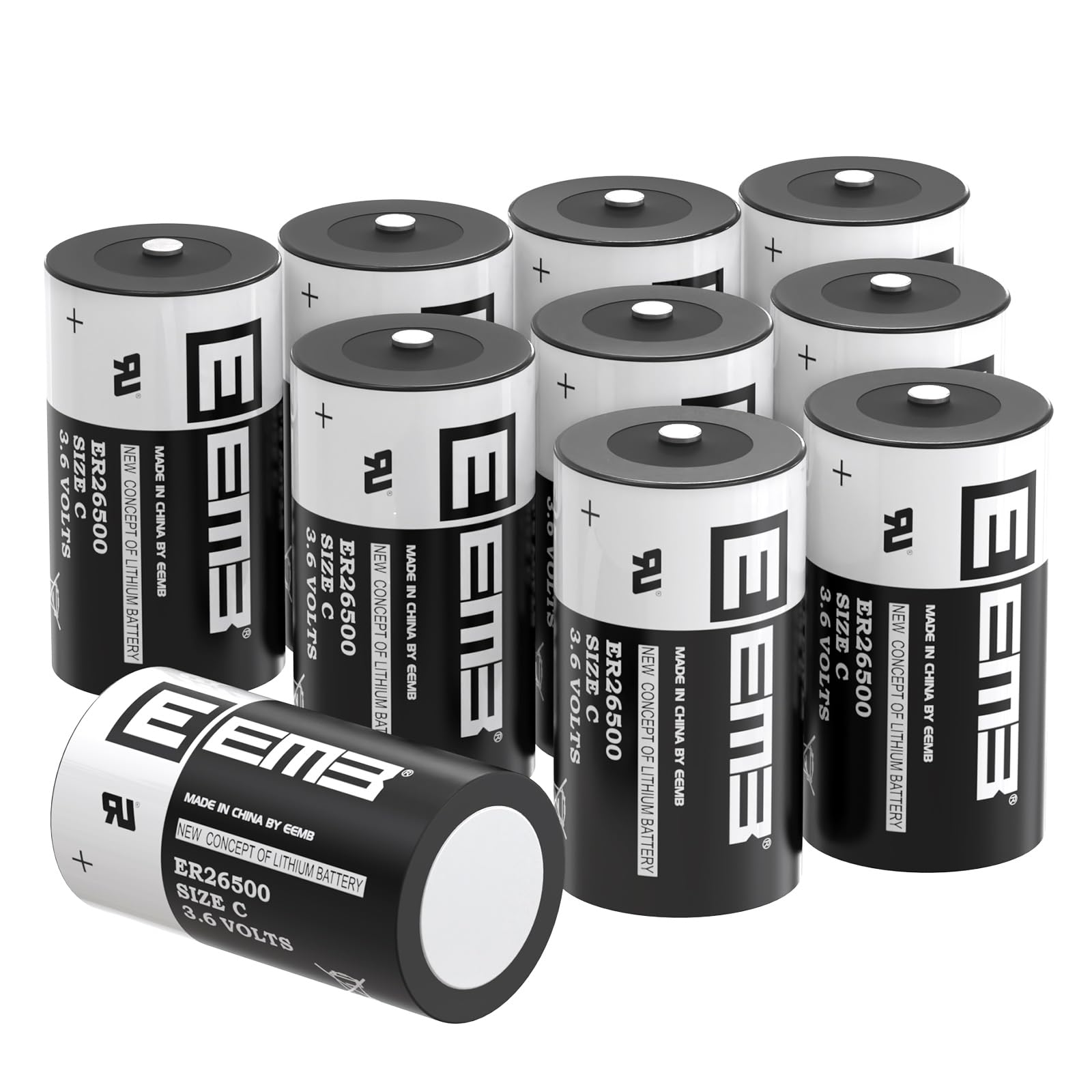Eemb Batteria Litio ER26500 C 3.6V (10 Pezzi)