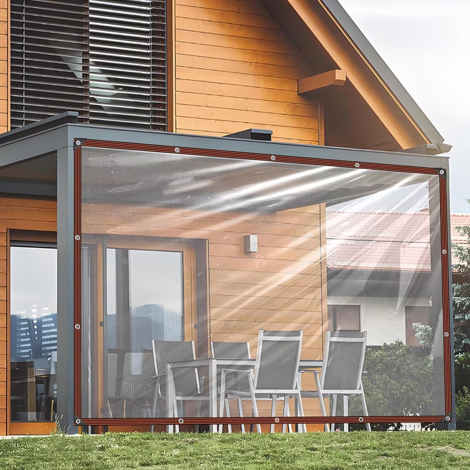 Telo Trasparente con Occhielli 3x6m - immagine 1