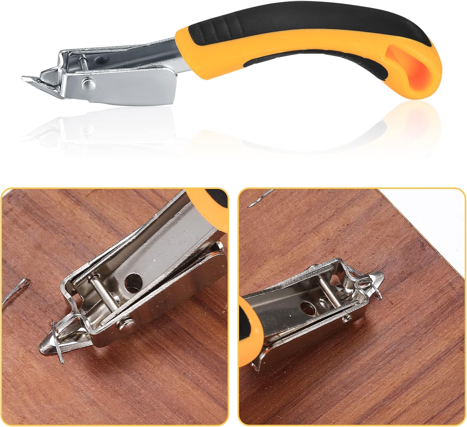 Kit 4 Pezzi Rimozione Graffette e Rivetti con Manico Gomma - immagine 5