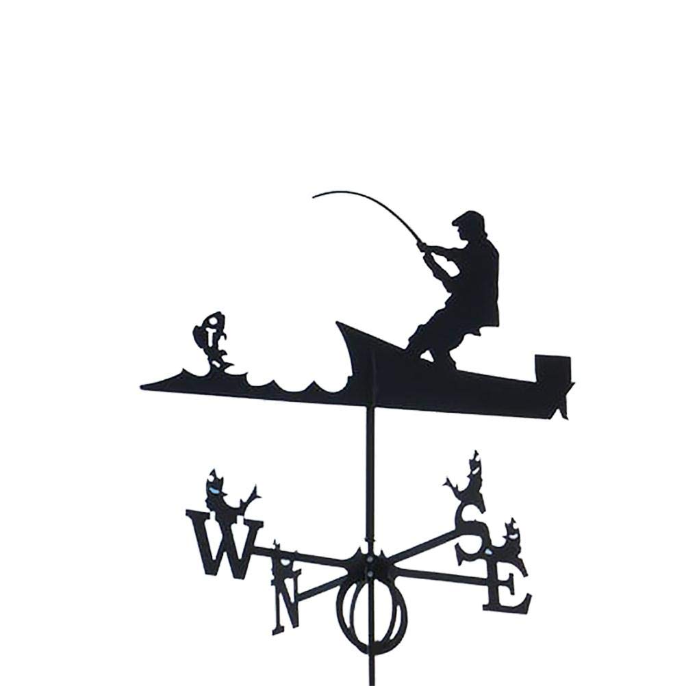 Yumira - Bandiera del Meteo in Acciaio Inox, Retrò