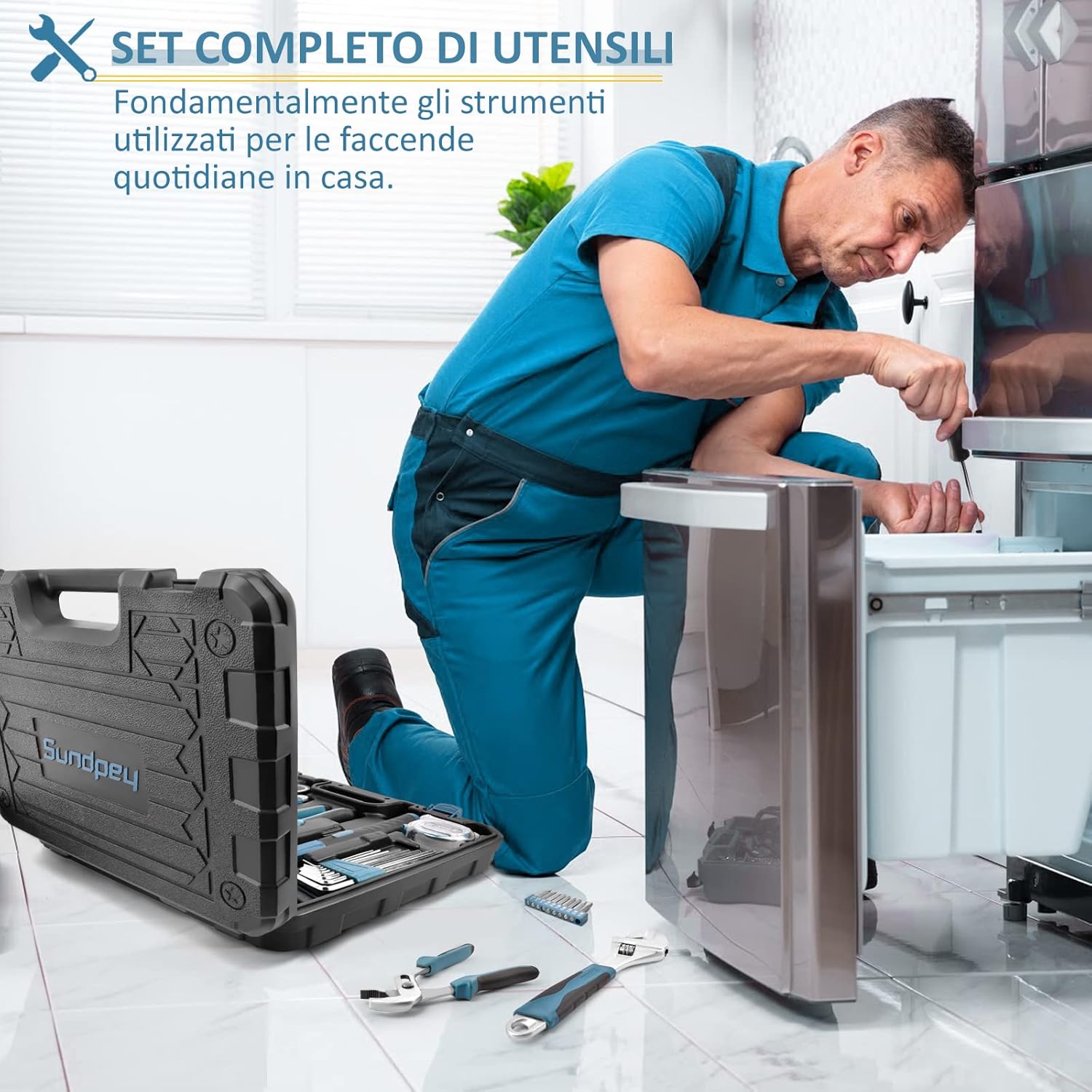 Cassetta Attrezzi Completa 148-PCS Sundpey - immagine 5