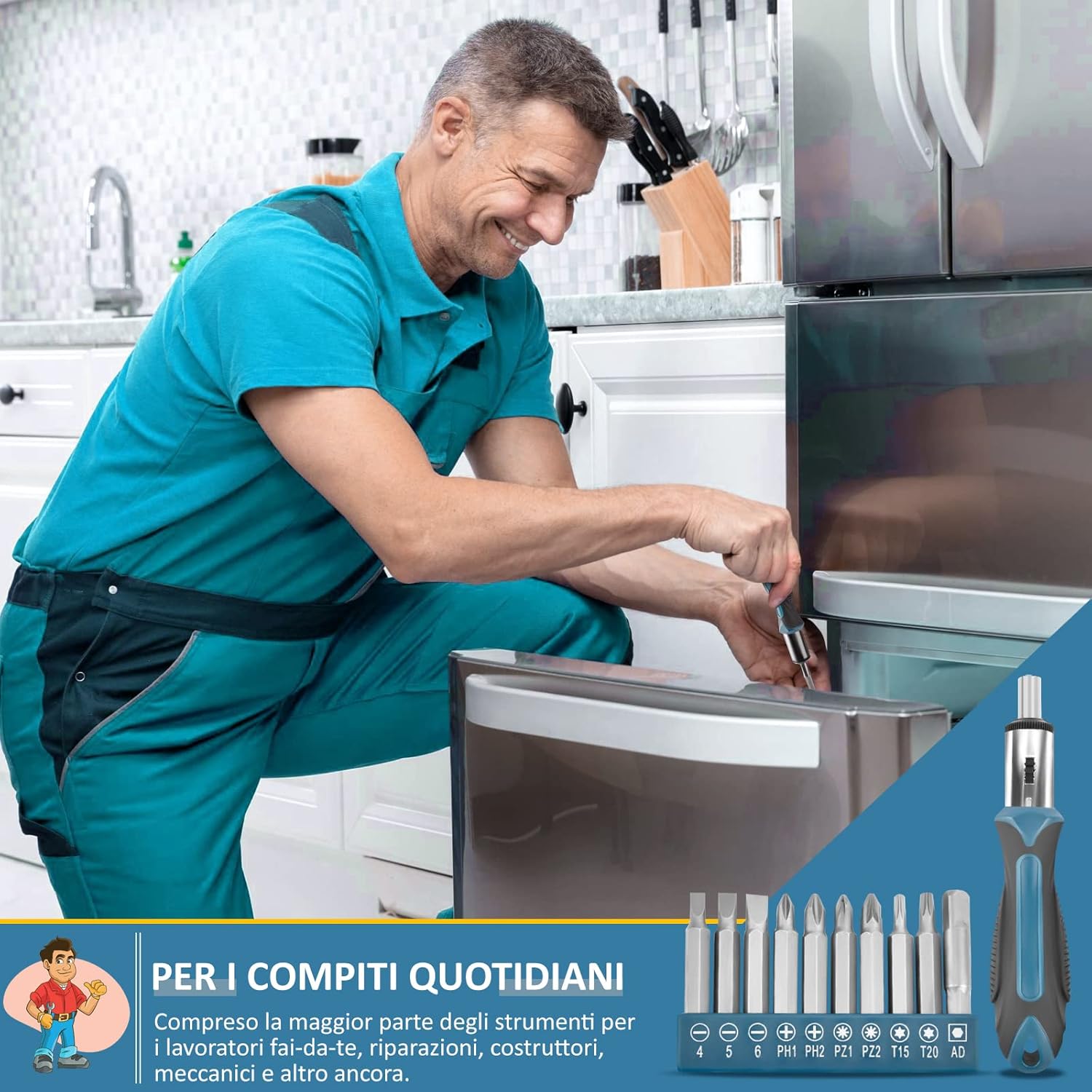 Cassetta Attrezzi Completa 148-PCS Sundpey - immagine 6