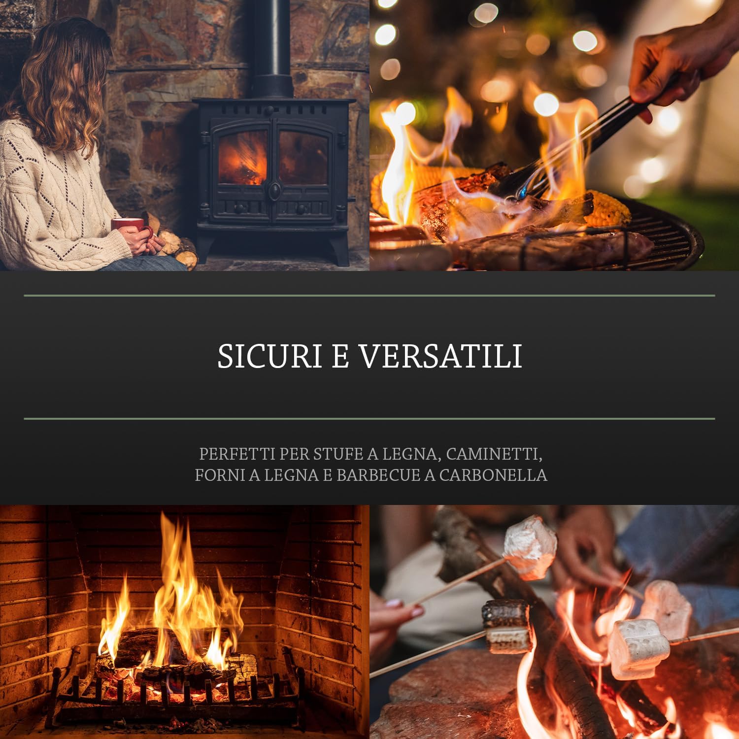 Log Barn Accendifuoco Naturale - Confezione da 500 - immagine 3