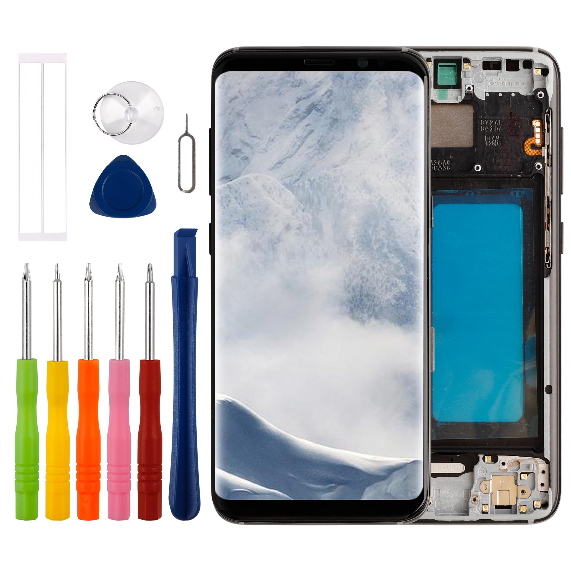 Duotipa Display LCD TFT Ricambio per Galaxy S8 SM-G950