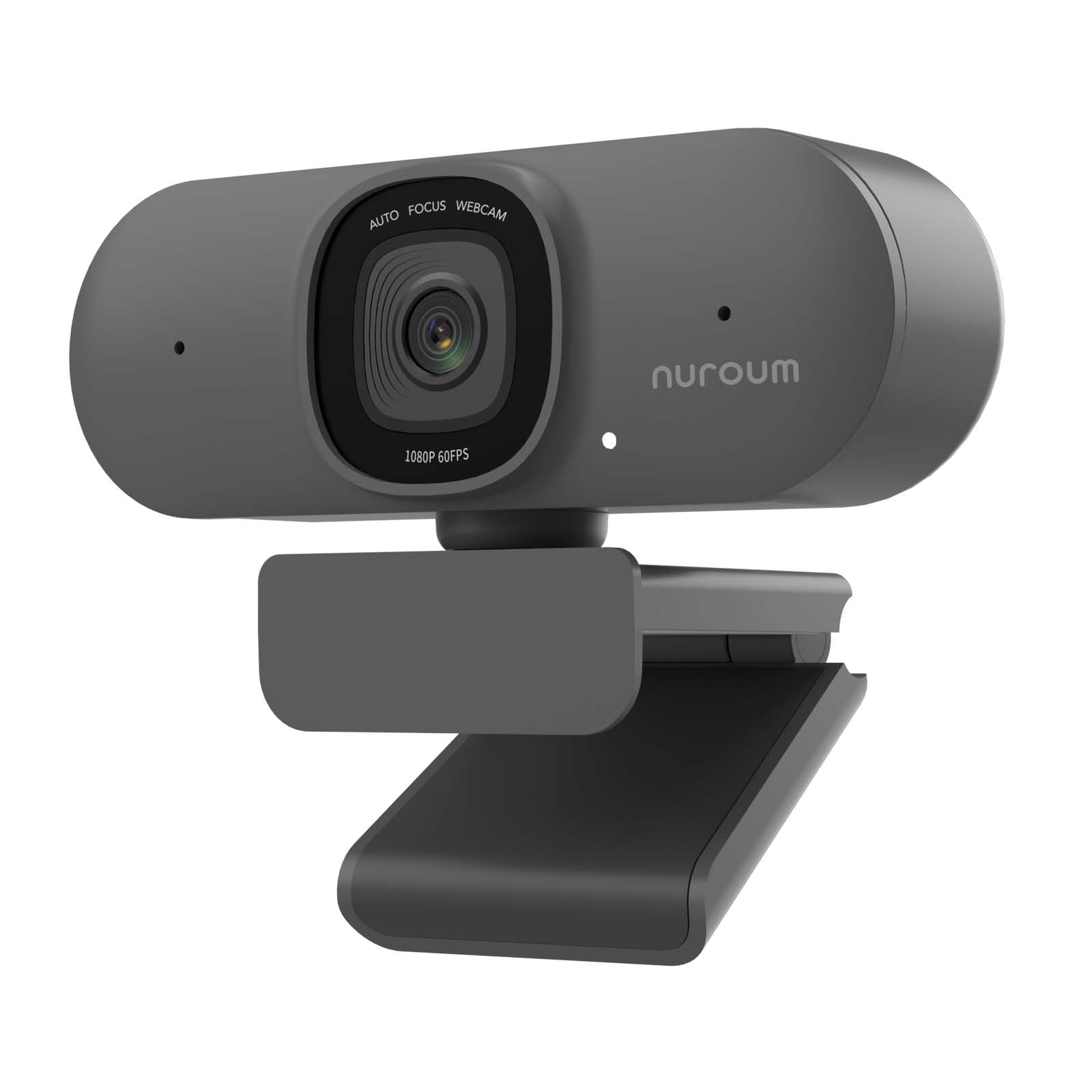 Nuroum Webcam V15-AF 2K Autofocus per PC, Grigio
