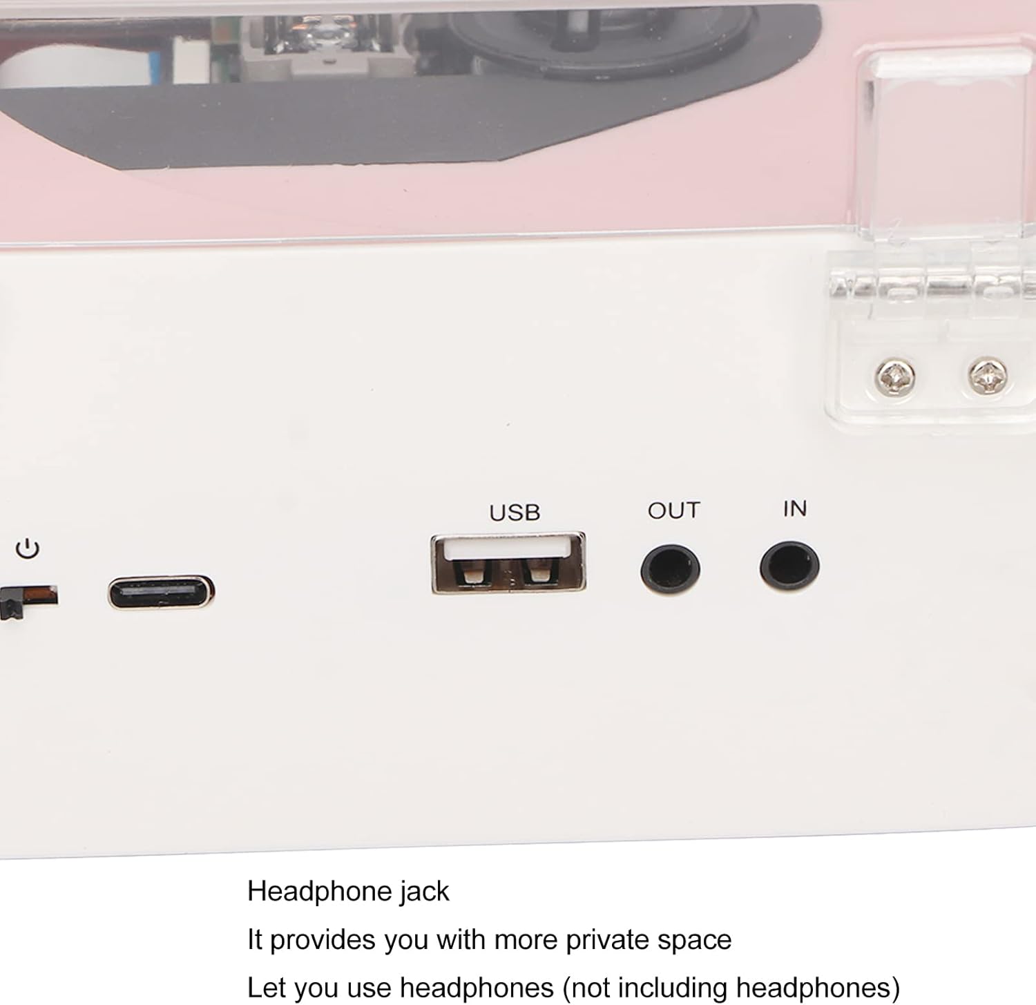 Lettore CD Portatile Ricaricabile con Altoparlante HiFi - immagine 4