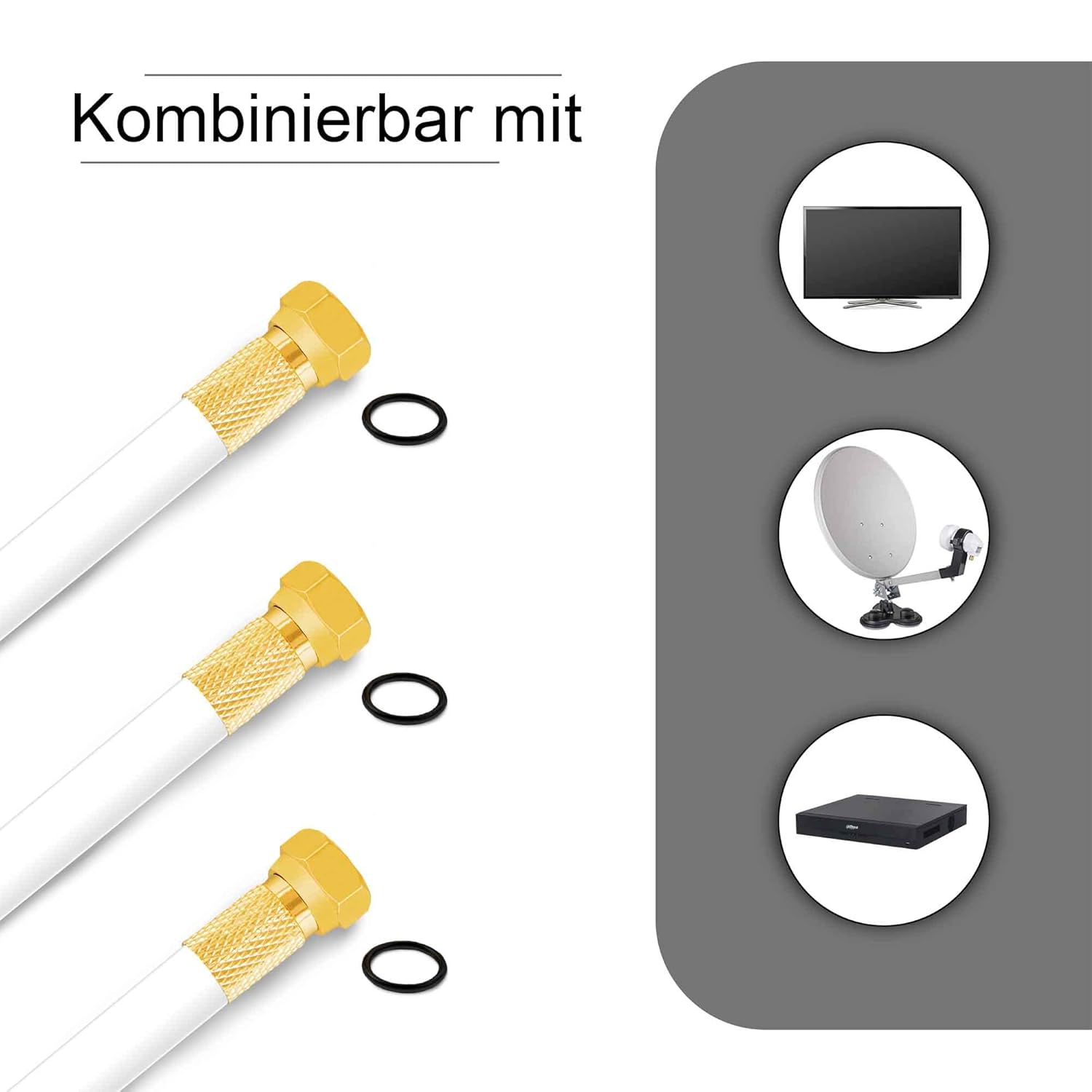 Premium X BASIC Cavo Coassiale 50m 135dB - immagine 4