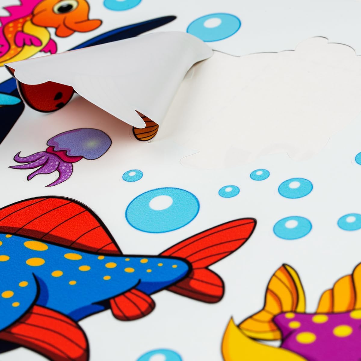 Ambiance Sticker Fosforescente Luminoso Pesci Marini e Squalo - immagine 4