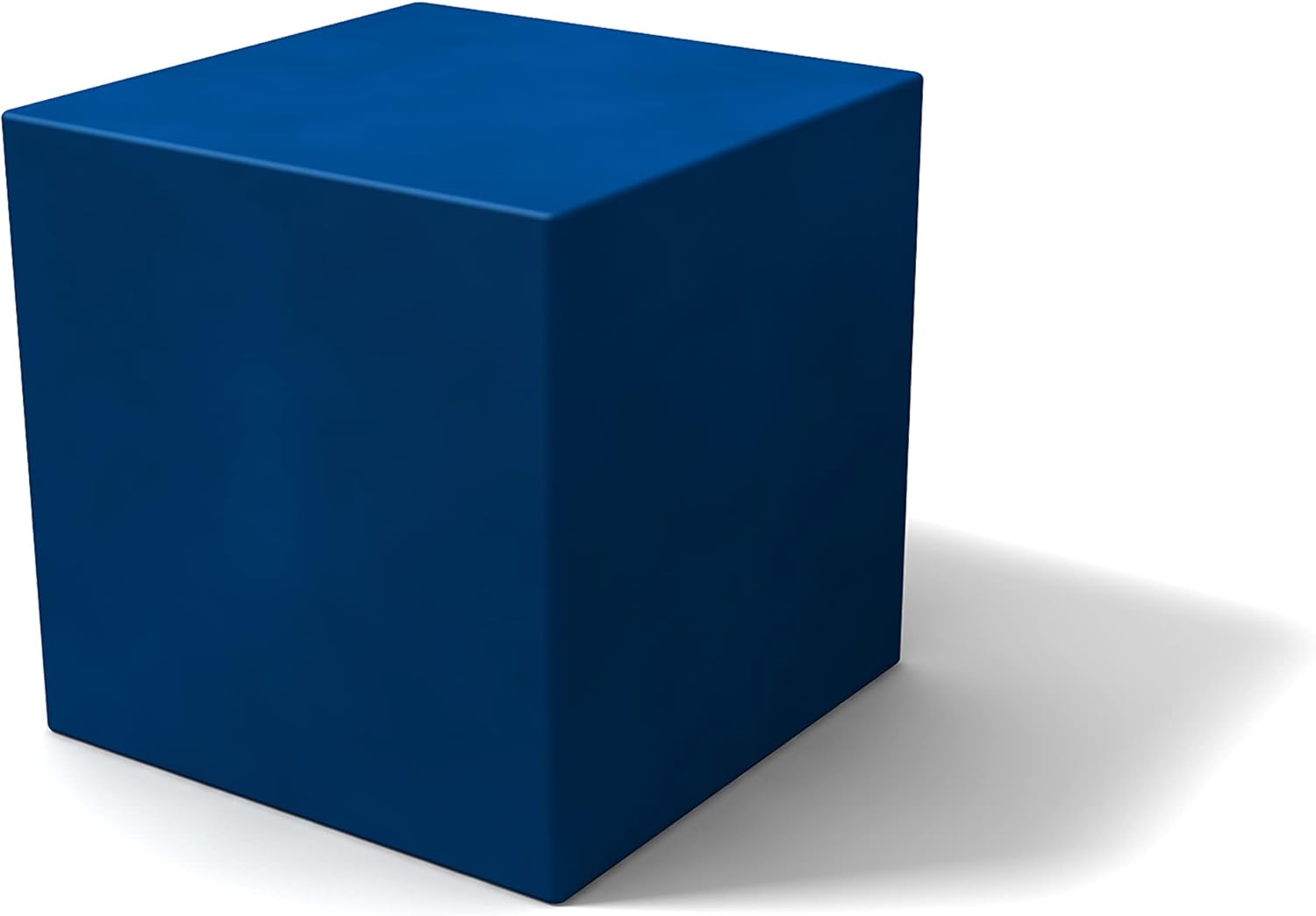 Kloris Cubo Sgabello Tavolino 35x35x35cm, Blu